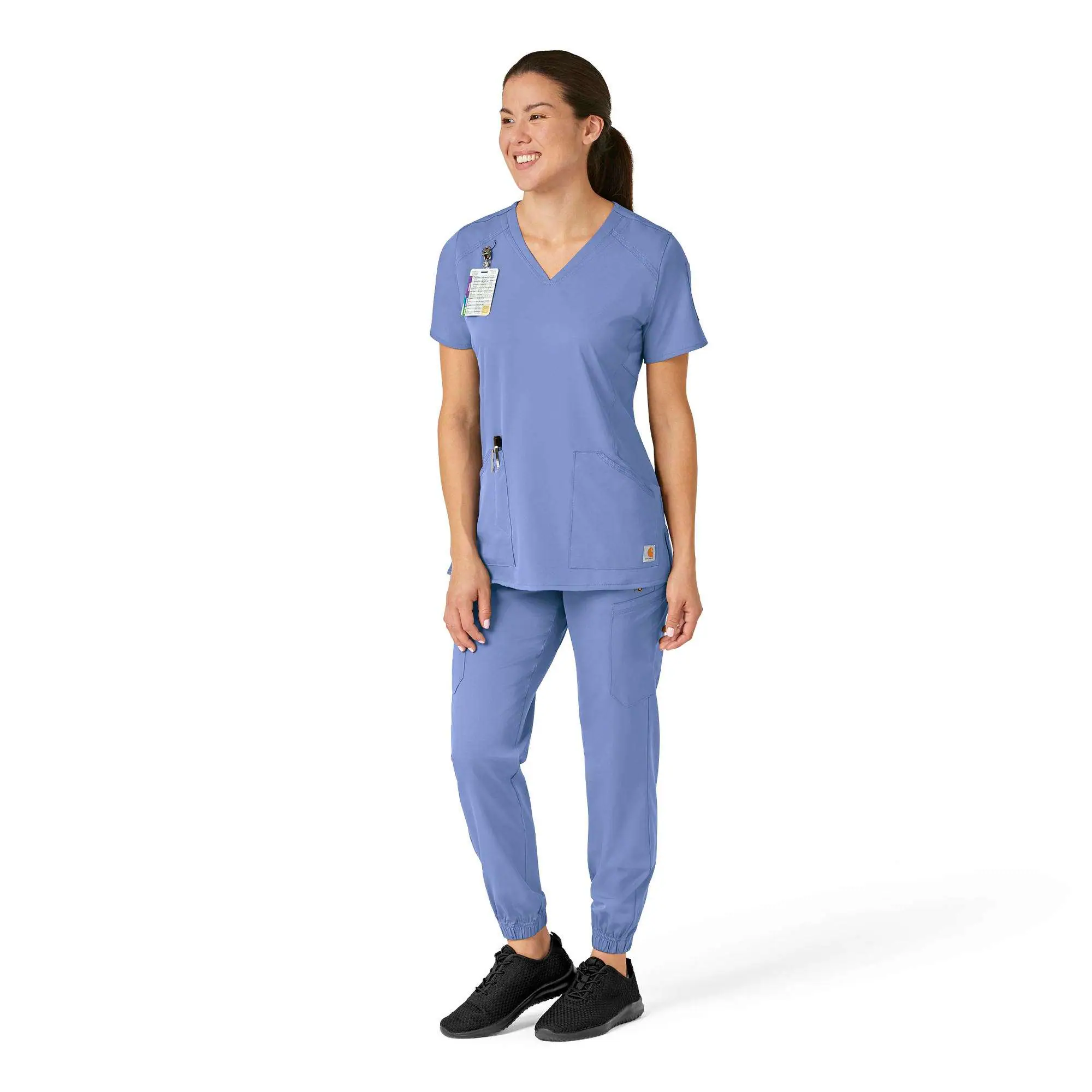 Women's Force Liberty Twill V-Neck Scrub Top