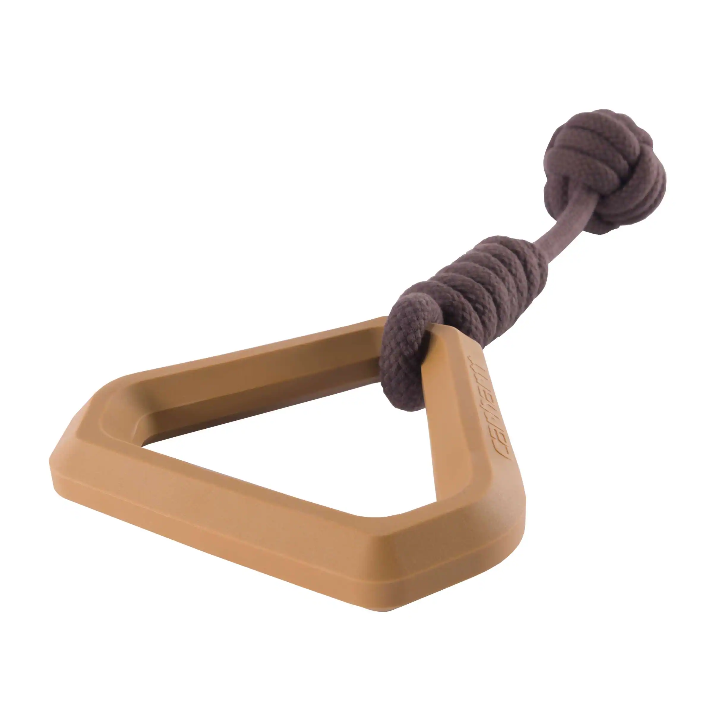 Rubber Handle Monkey Fist Dog Pull