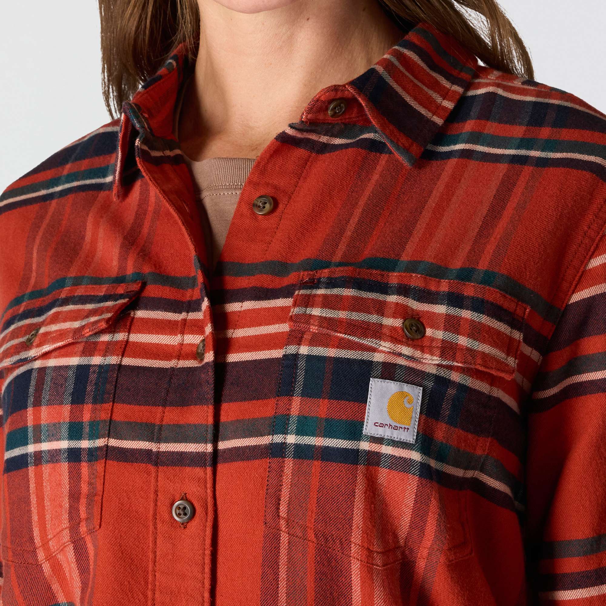 Women's TENCEL™ Fiber Series Relaxed Fit Plaid Shirt
