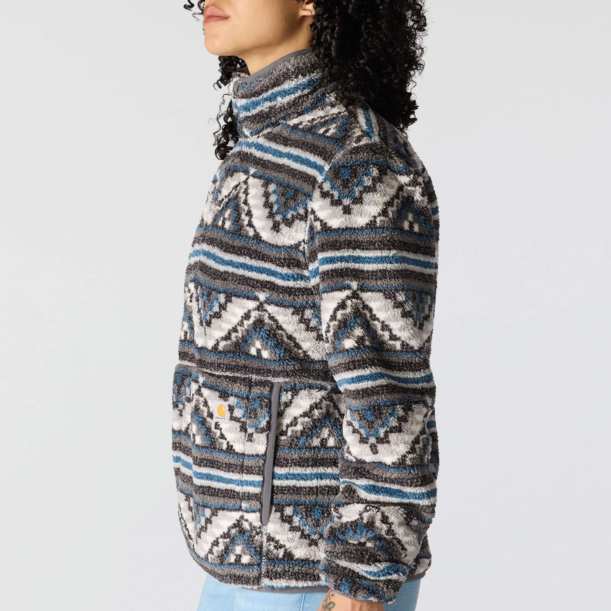 Women's Loose Fit Fleece Pullover - 3 Warmest Rating