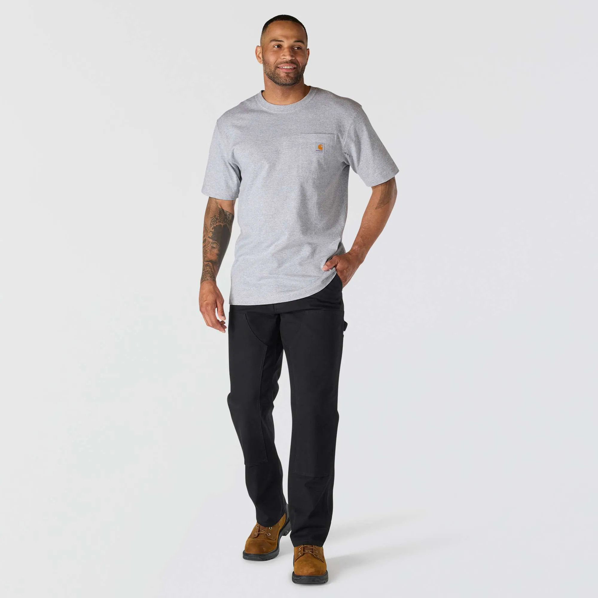Loose Fit Heavyweight Short-Sleeve Pocket T-Shirt