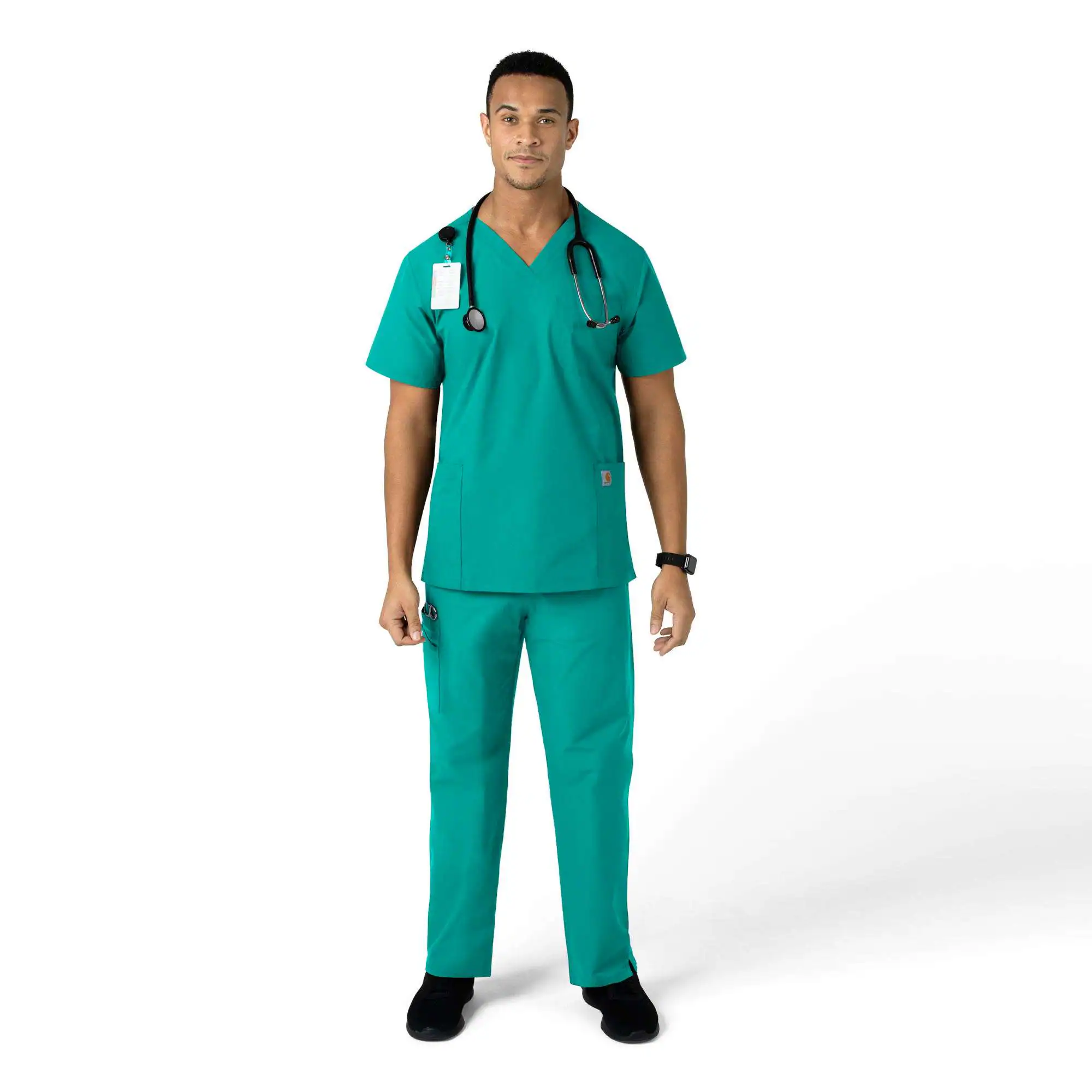 Unisex Force Essentials Elastic Waist Cargo Scrub Pant