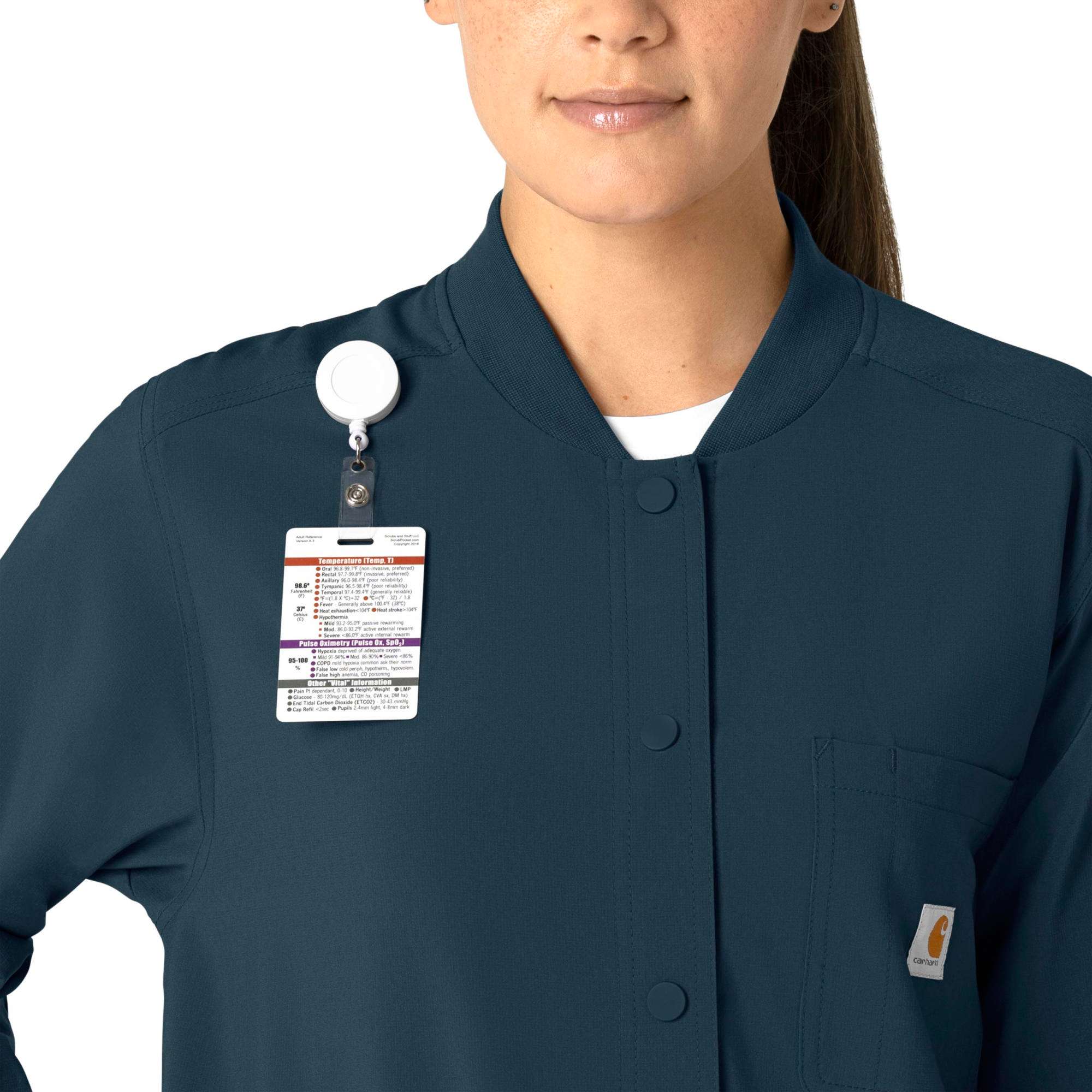 Women's Force Cross-Flex Shirt Scrub Jacket