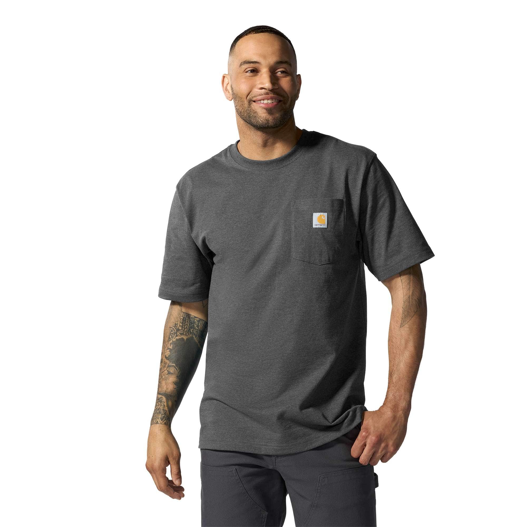 Loose Fit Heavyweight Short-Sleeve Pocket T-Shirt