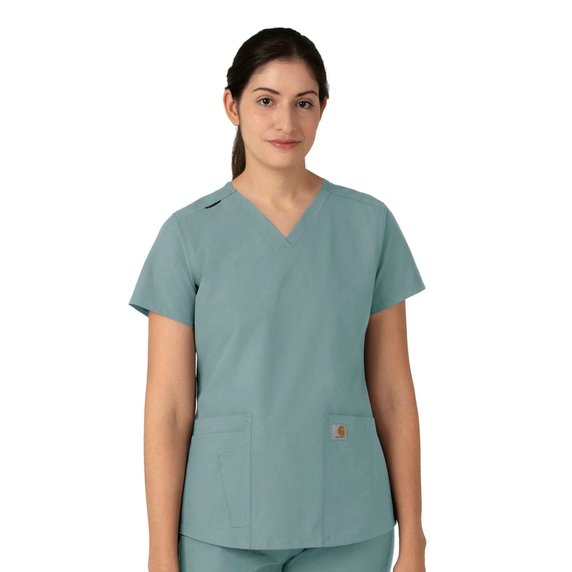 Women's Force Essentials V-Neck Scrub Top