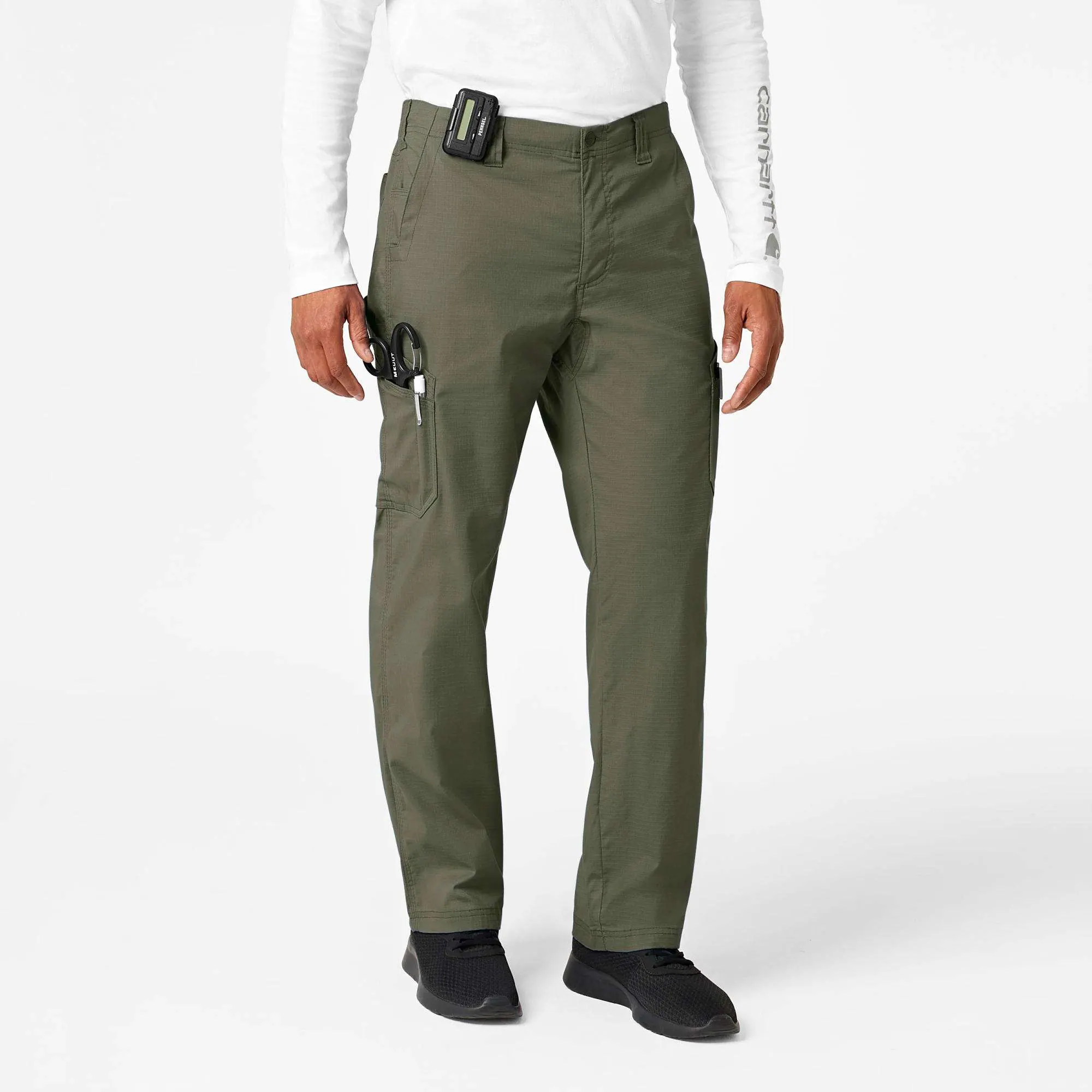 Rugged Flex® Ripstop Straight Leg Cargo Scrub Pant