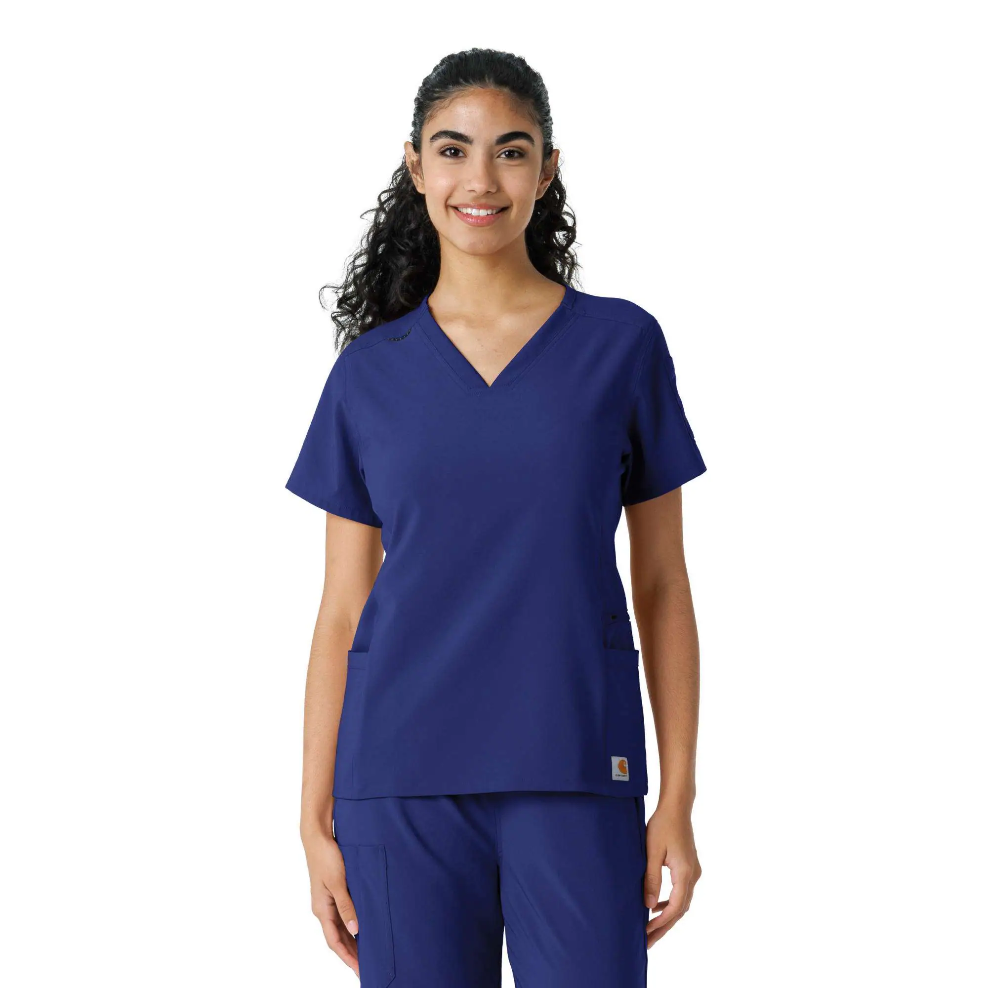 Women's Force Cross-Flex Knit Panel Scrub Top