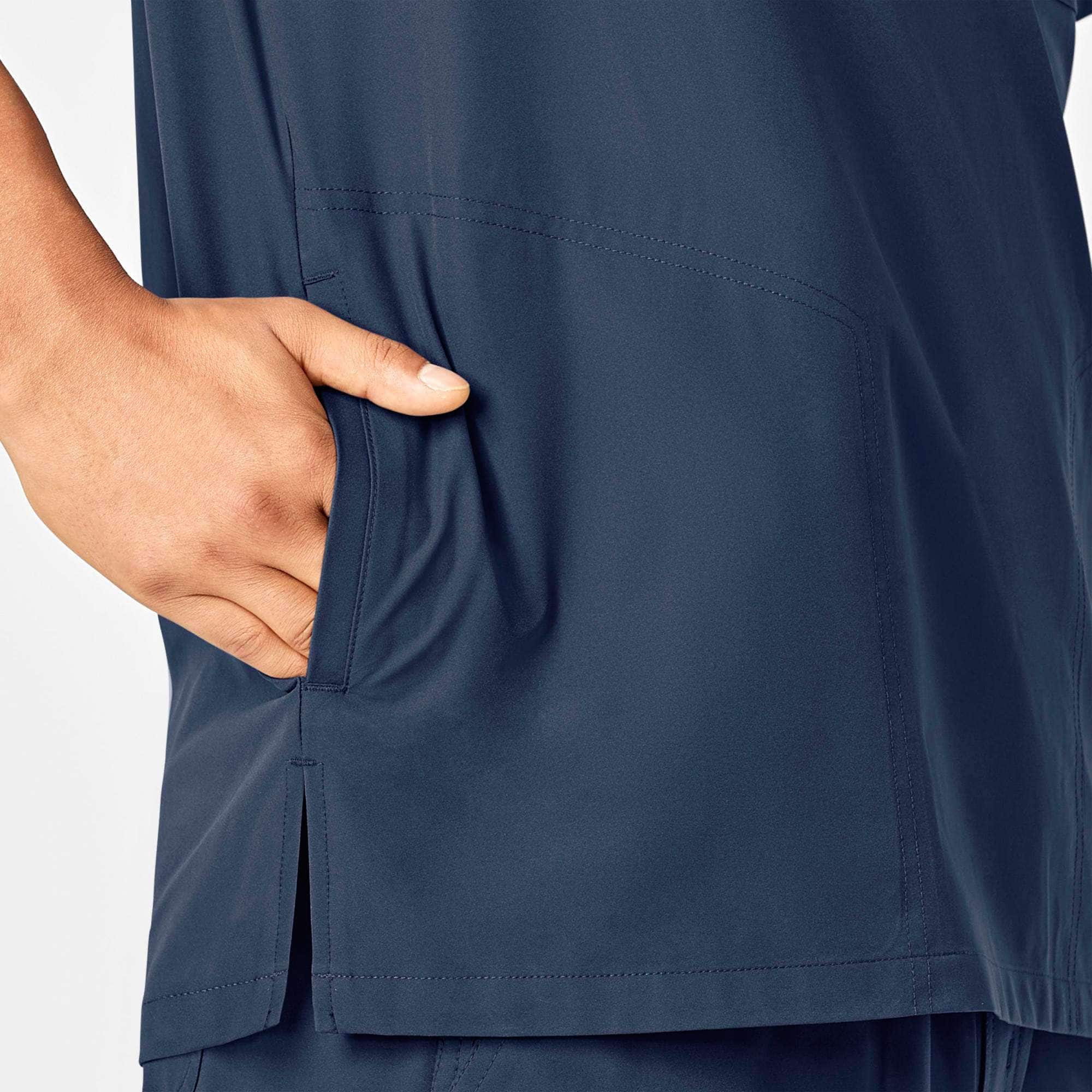 Force Essentials V-Neck Shirttail Scrub Top