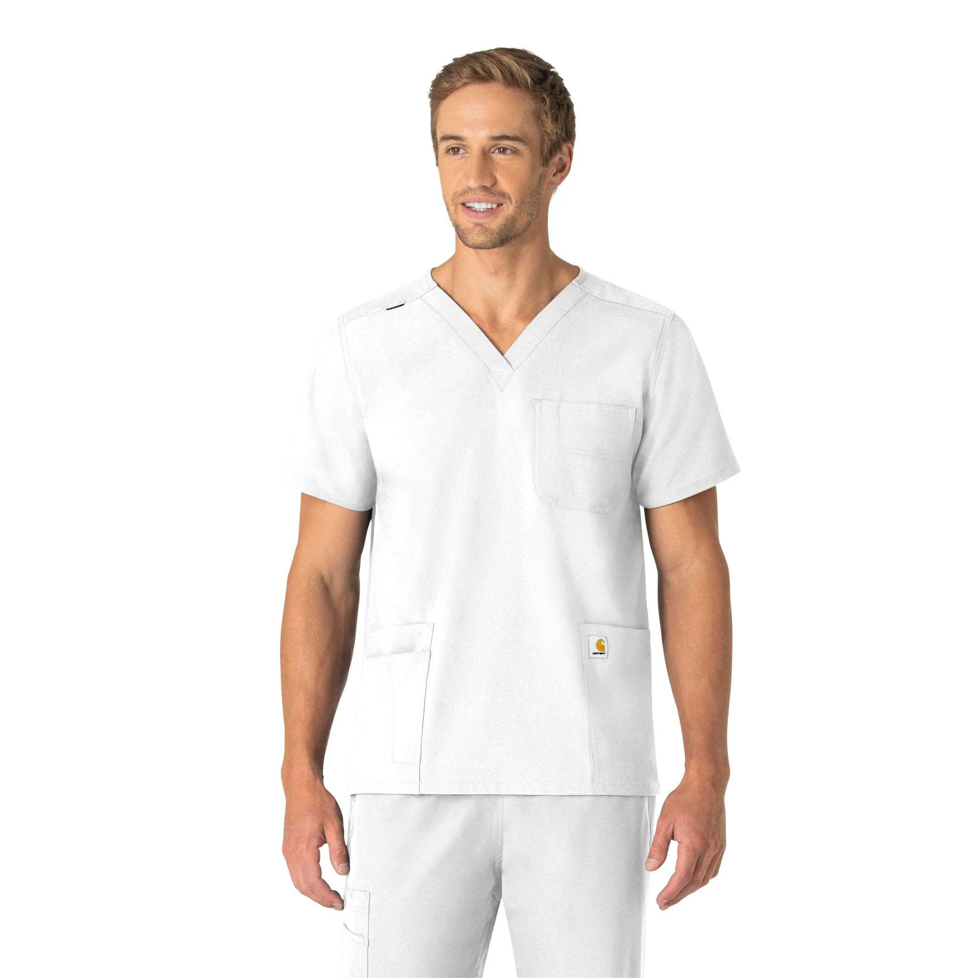 Unisex Force Essentials V-Neck 6-Pocket Scrub Top