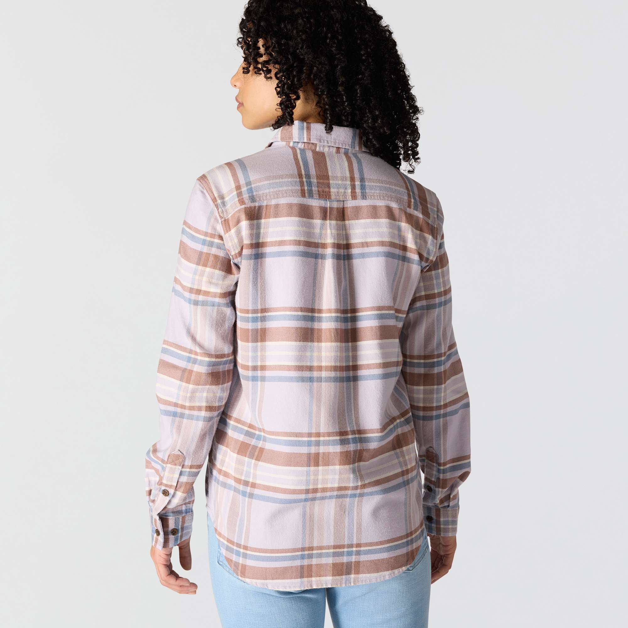 Women's TENCEL™ Fiber Series Relaxed Fit Plaid Shirt