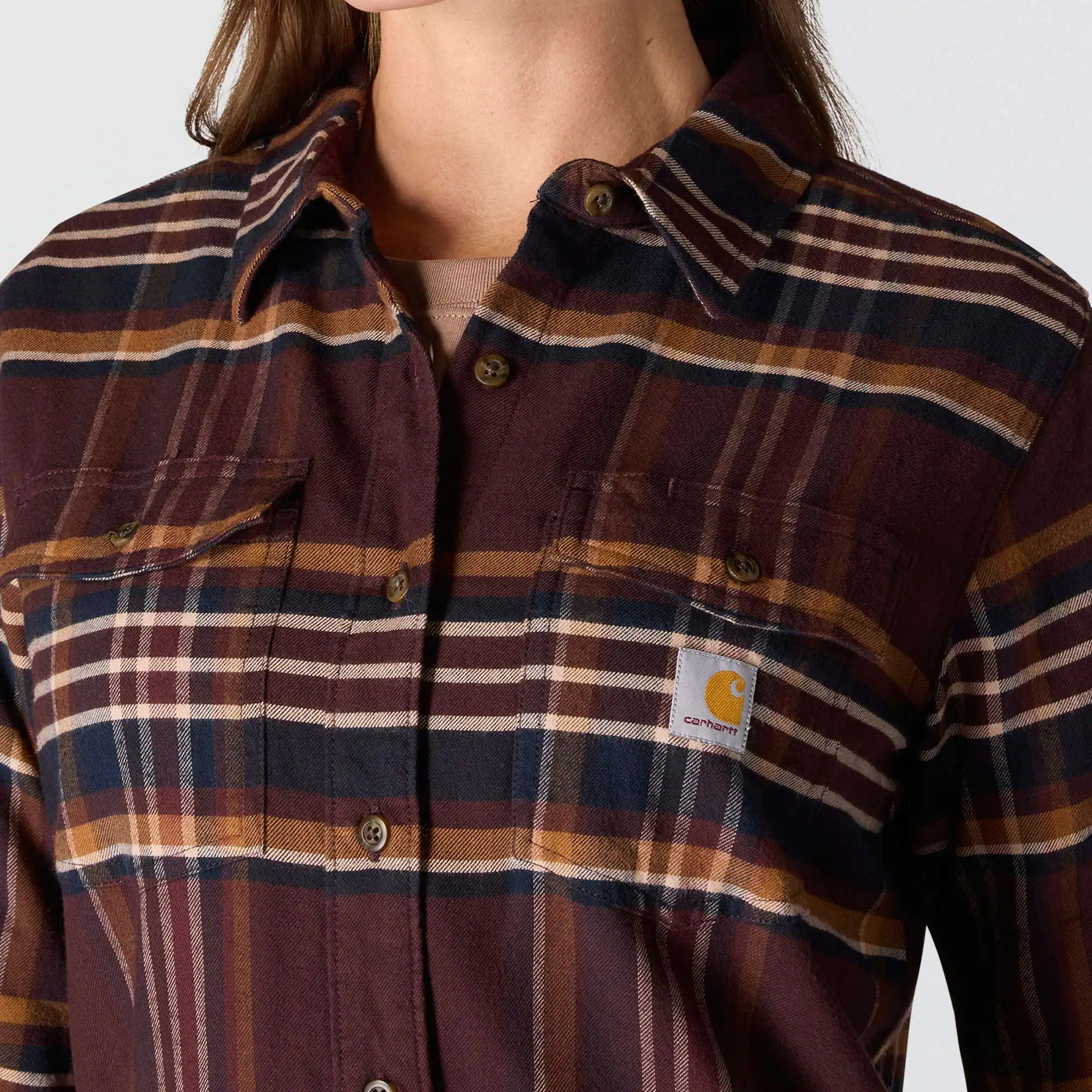 Women's TENCEL™ Fiber Series Relaxed Fit Plaid Shirt