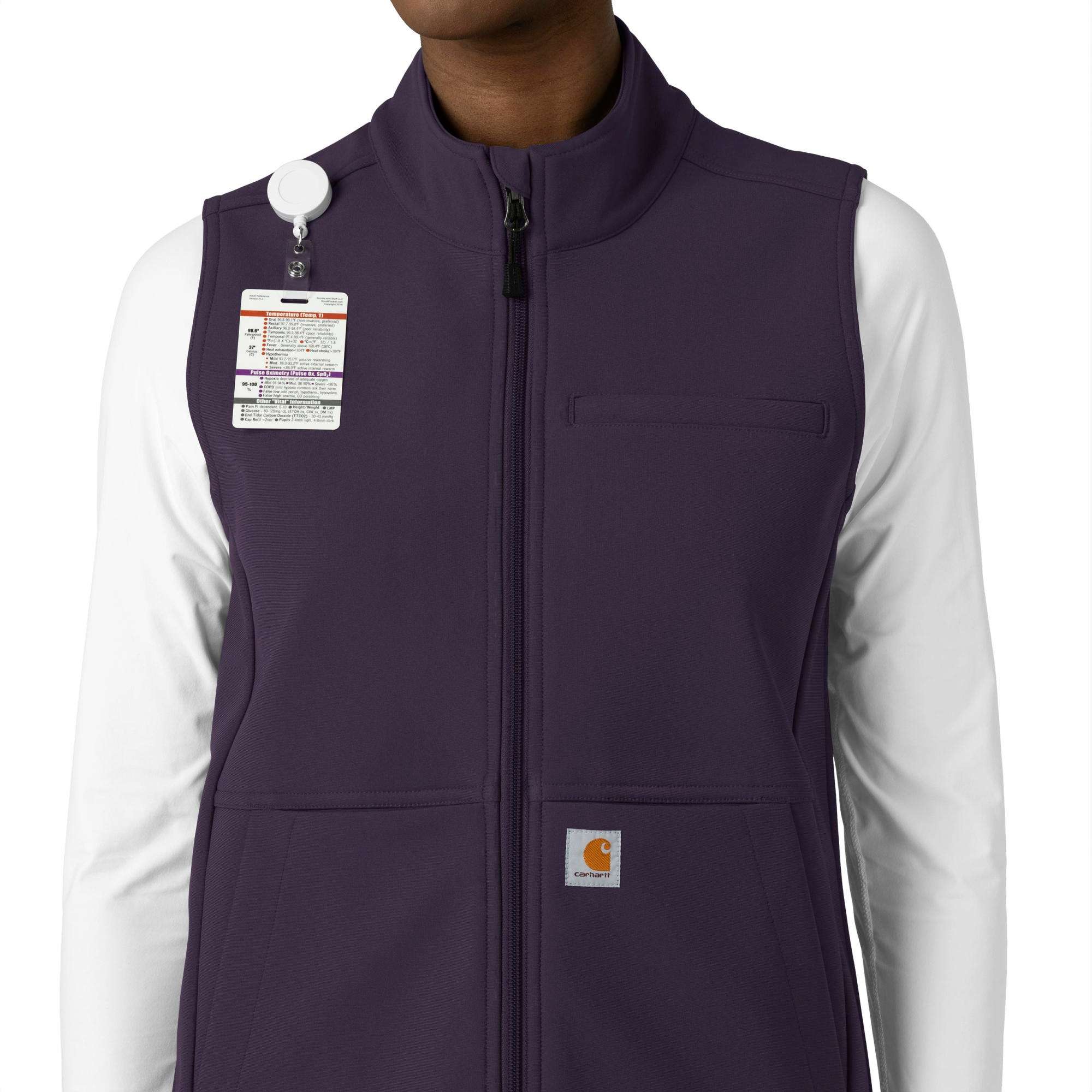 Women's Rugged Flex® Bonded Fleece Scrub Vest