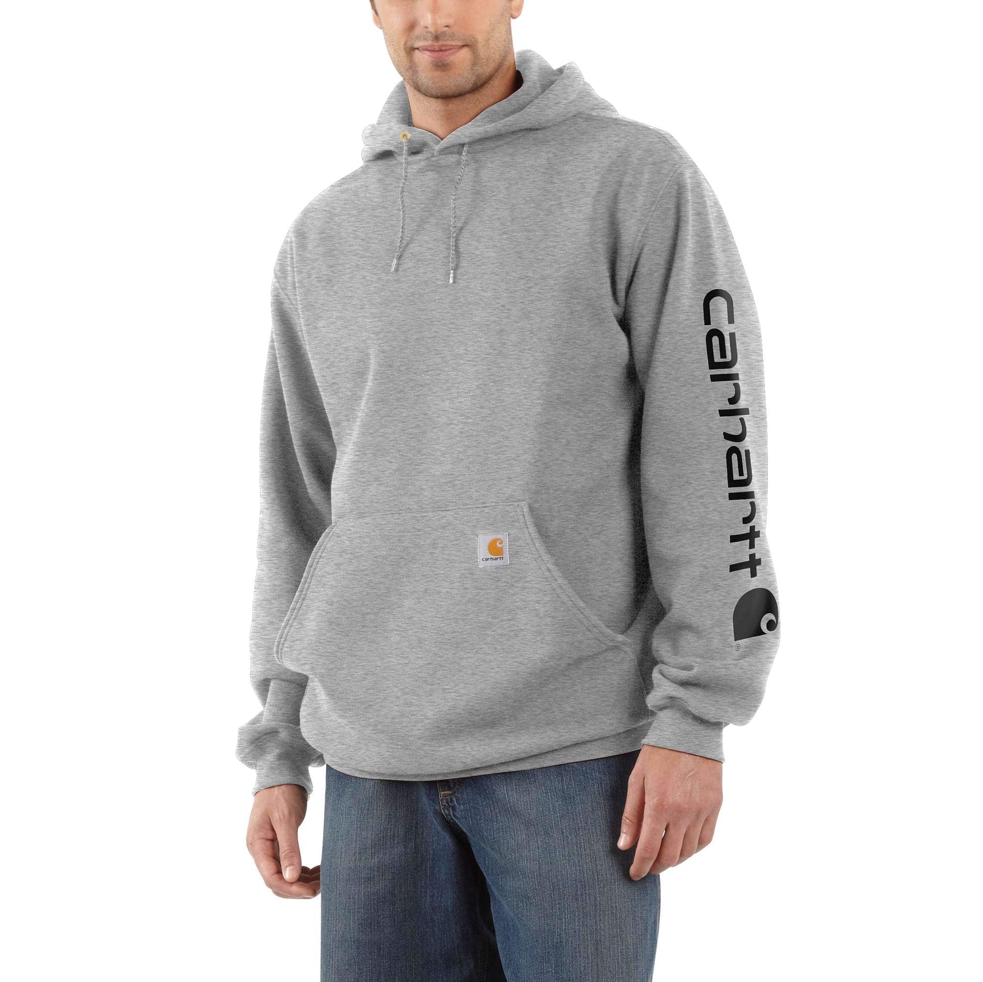 Loose Fit Midweight Logo Sleeve Graphic Hoodie