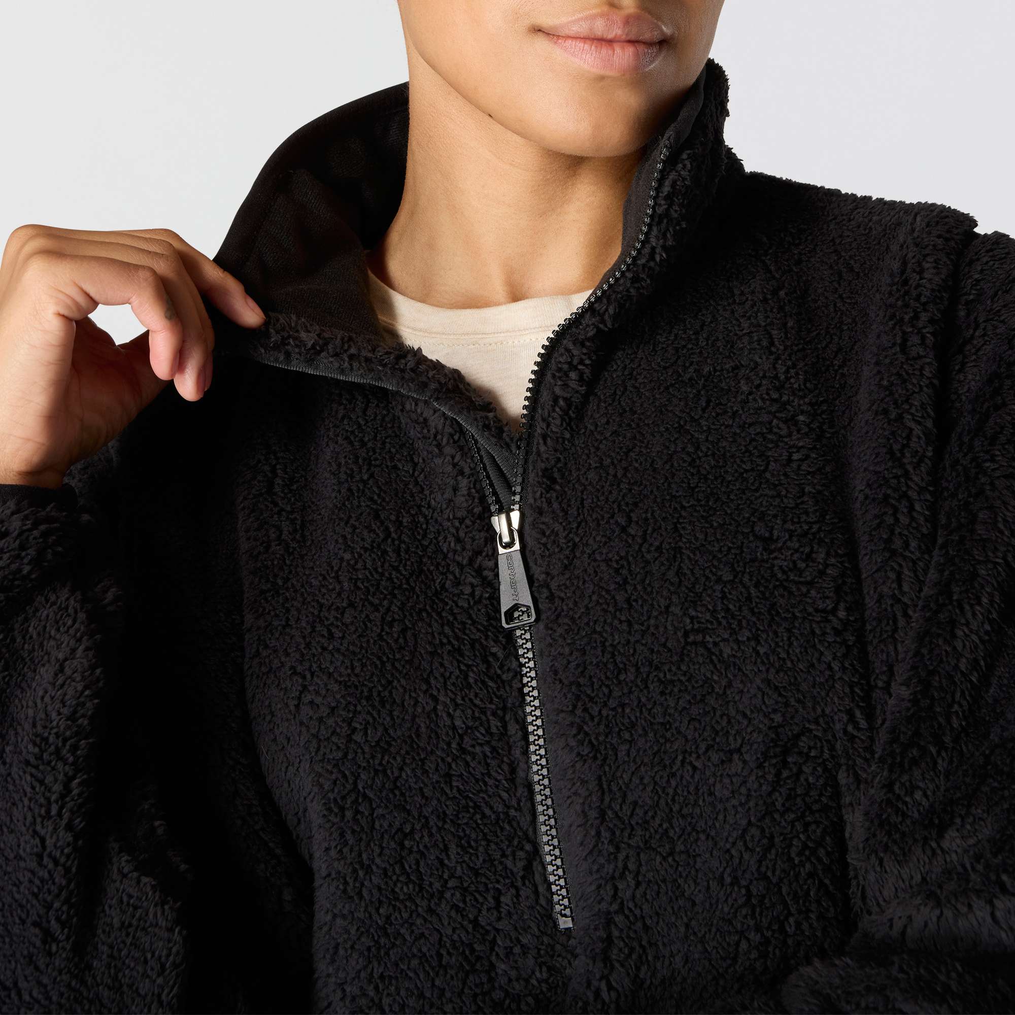 Women's Loose Fit Fleece Pullover - 3 Warmest Rating