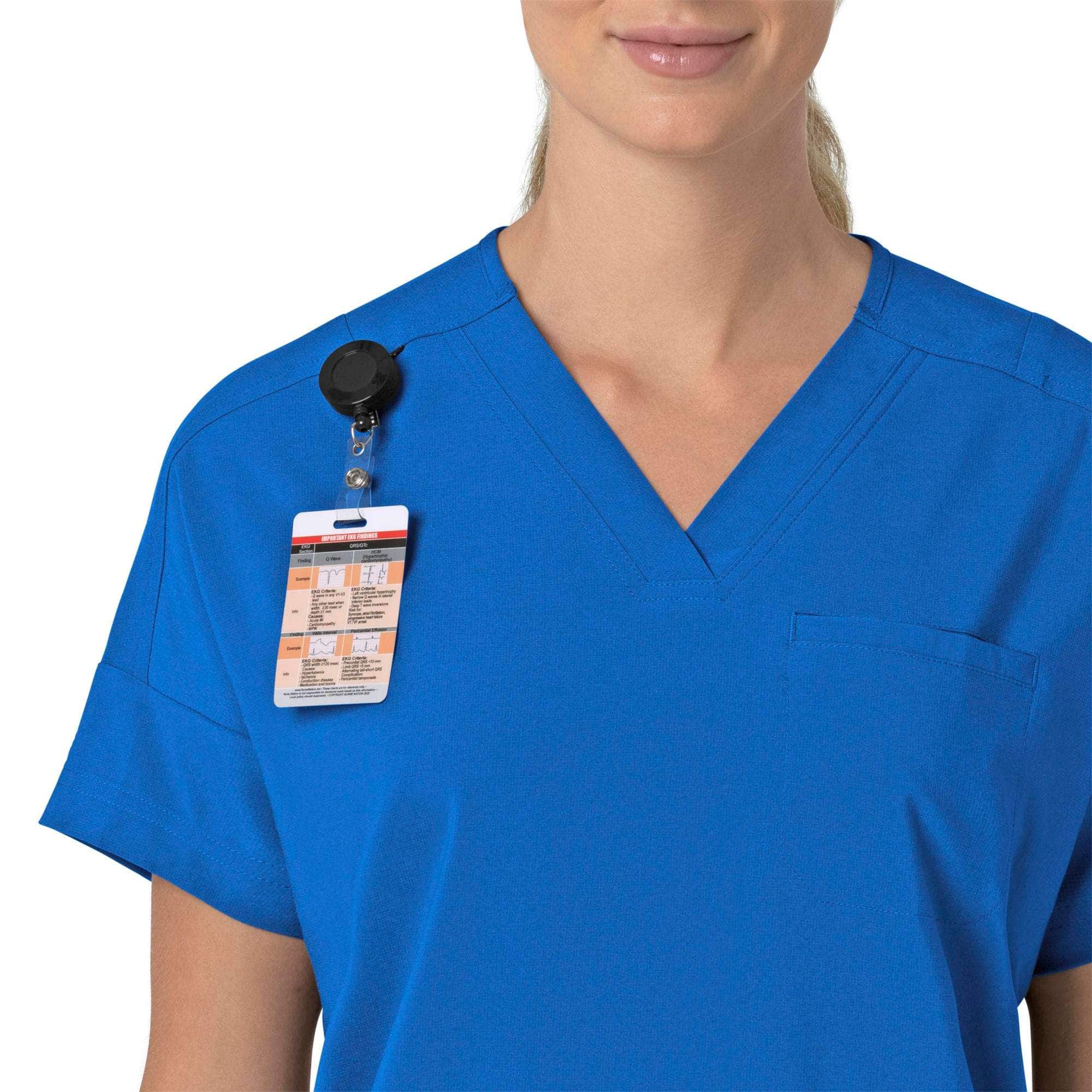 Women's Force Cross-Flex  Oversized V-Neck Scrub Top