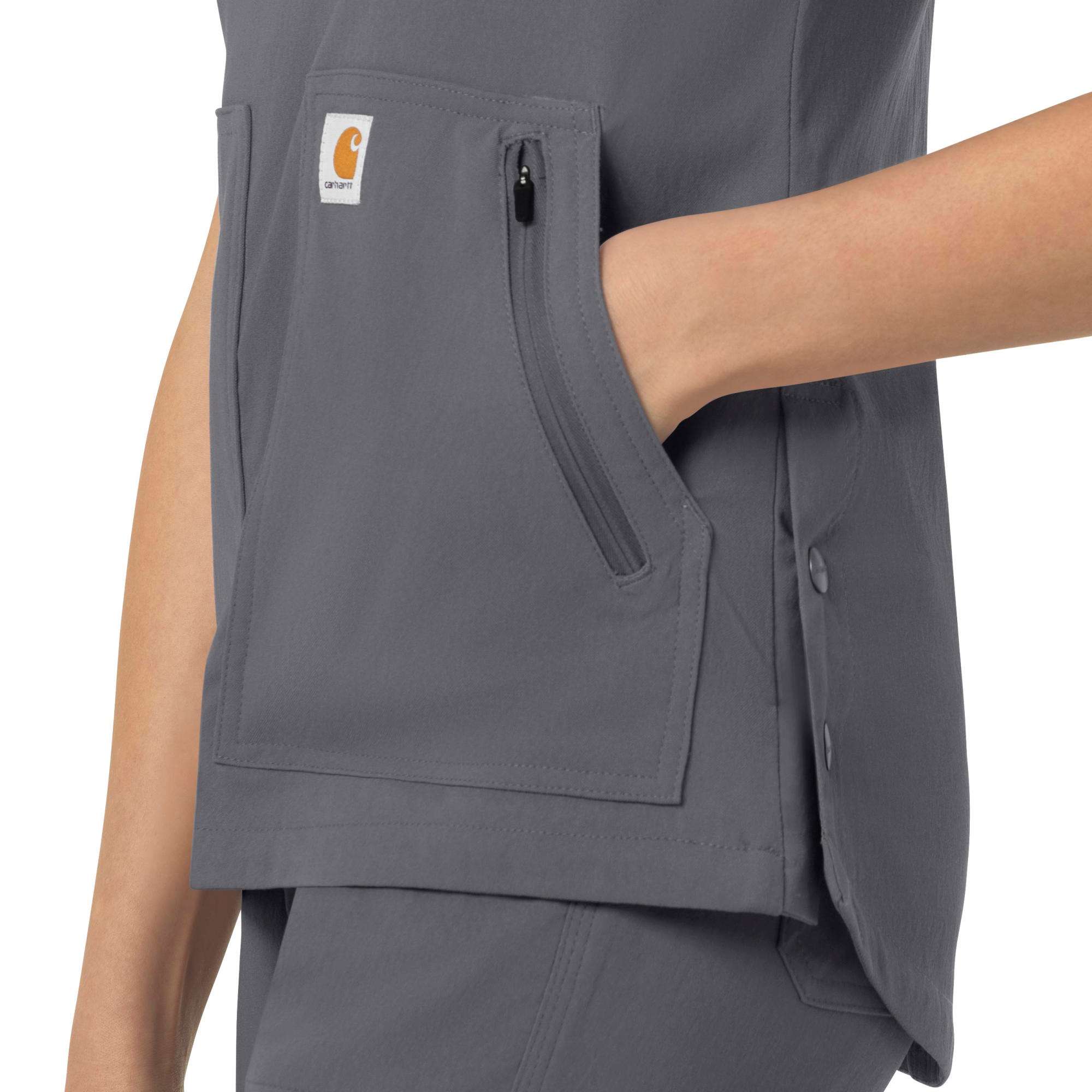 Women's Rugged Flex® Peak  4-Pocket V-Neck Scrub Top