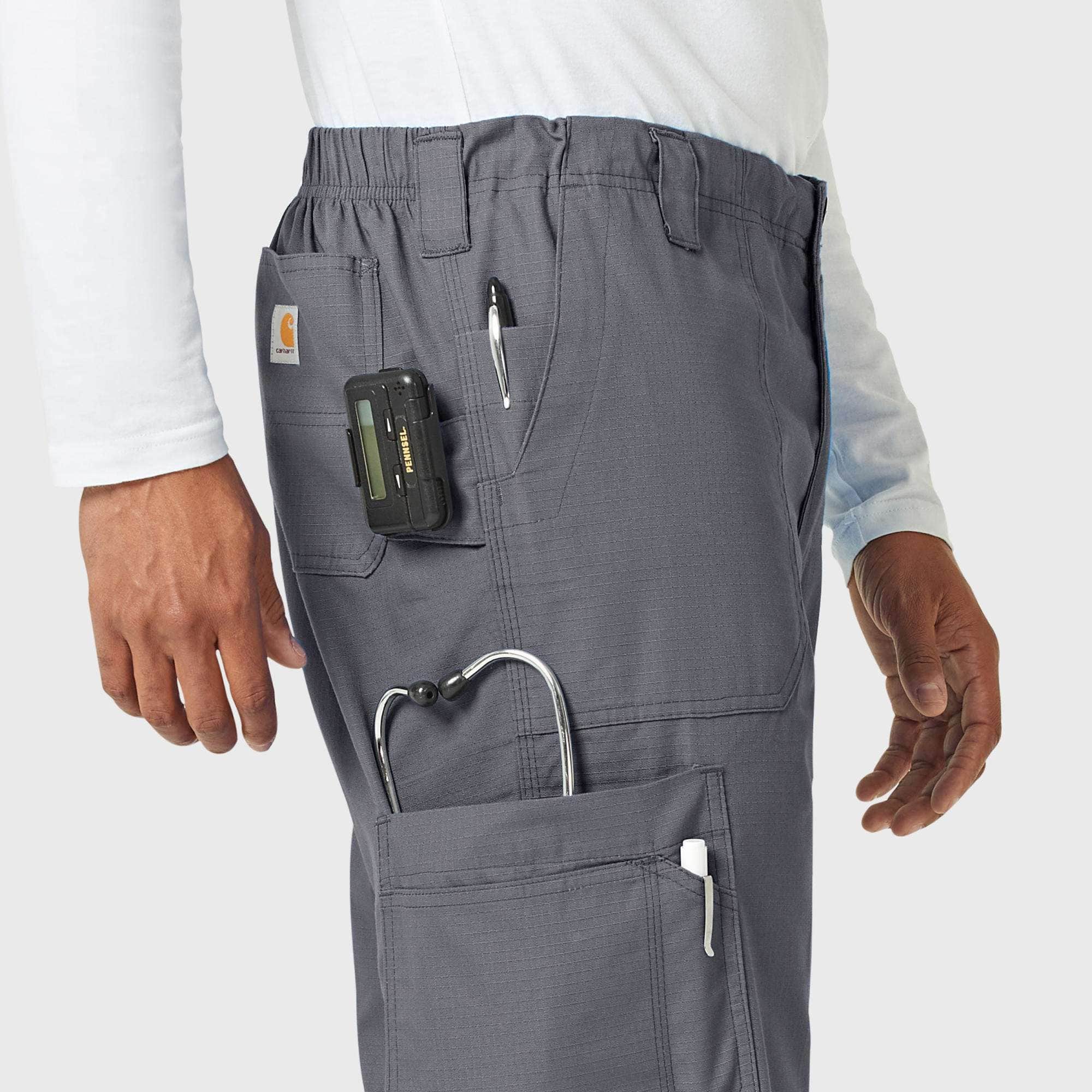 Ripstop Boot Cut 8-Pocket Cargo Scrub Pant