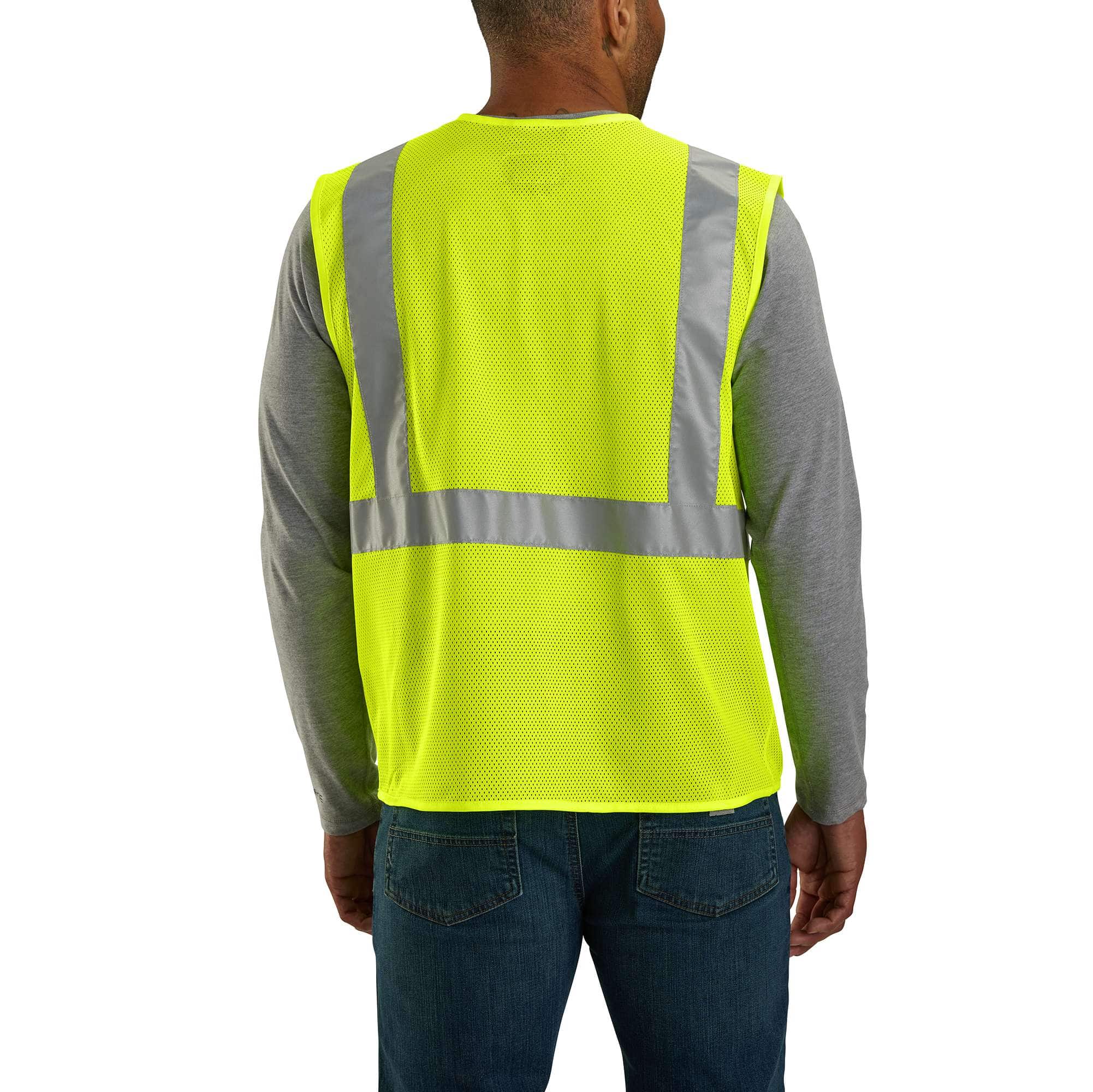 High-Visibility Mesh Multi-Pocket Class 2 Vest
