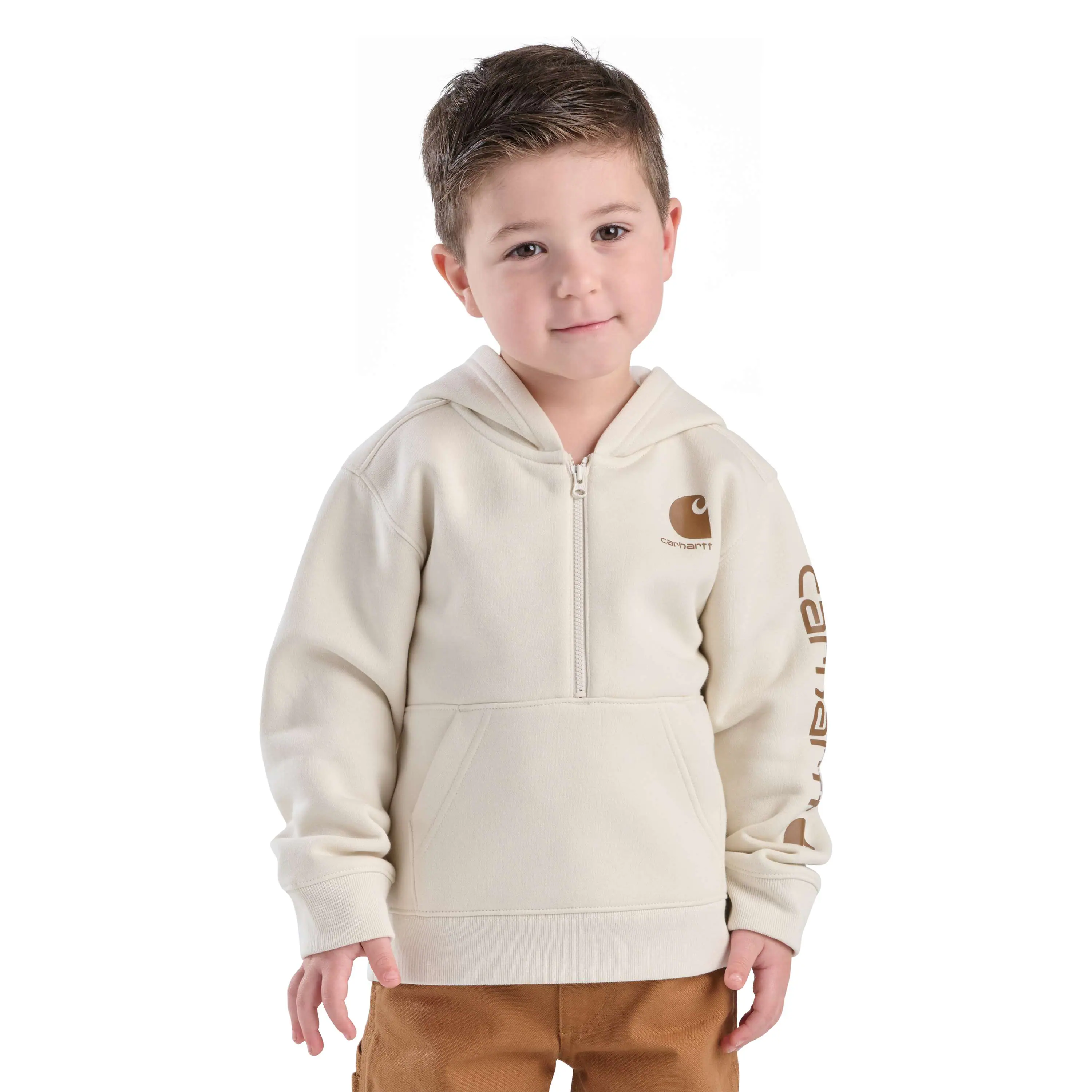 Boys' Long Sleeve Half-Zip Sweatshirt (Baby/Toddler)