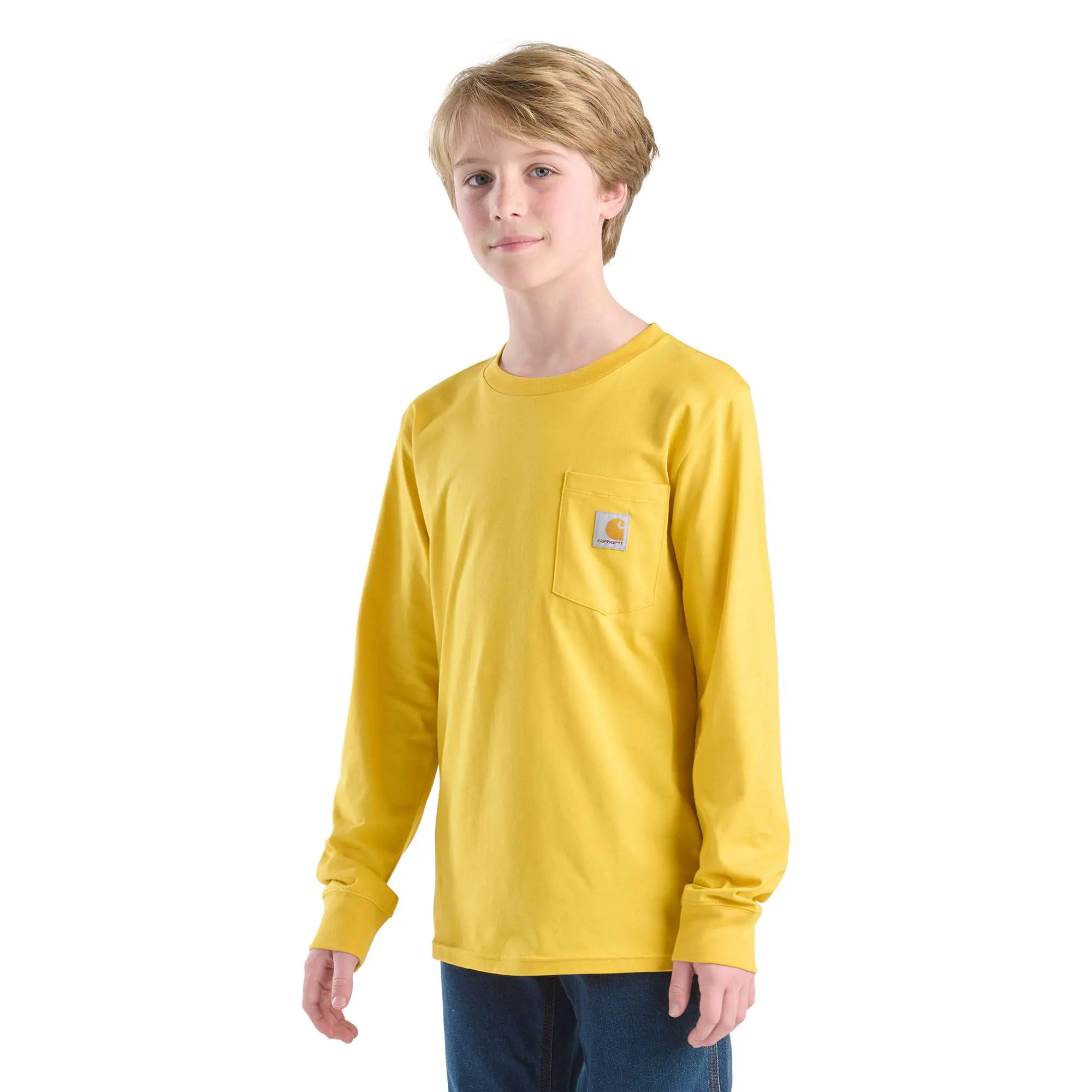 Boys' Long Sleeve Duck Pocket T-Shirt (Child/Youth)