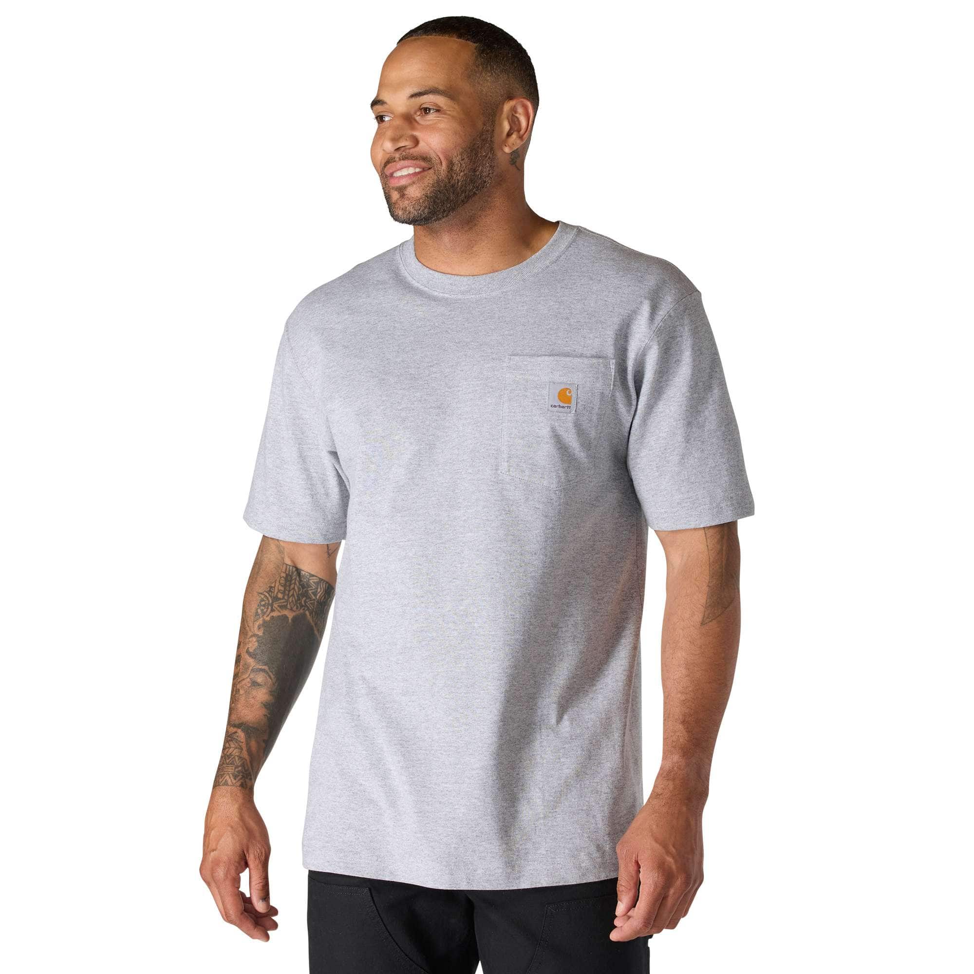 Loose Fit Heavyweight Short-Sleeve Pocket T-Shirt