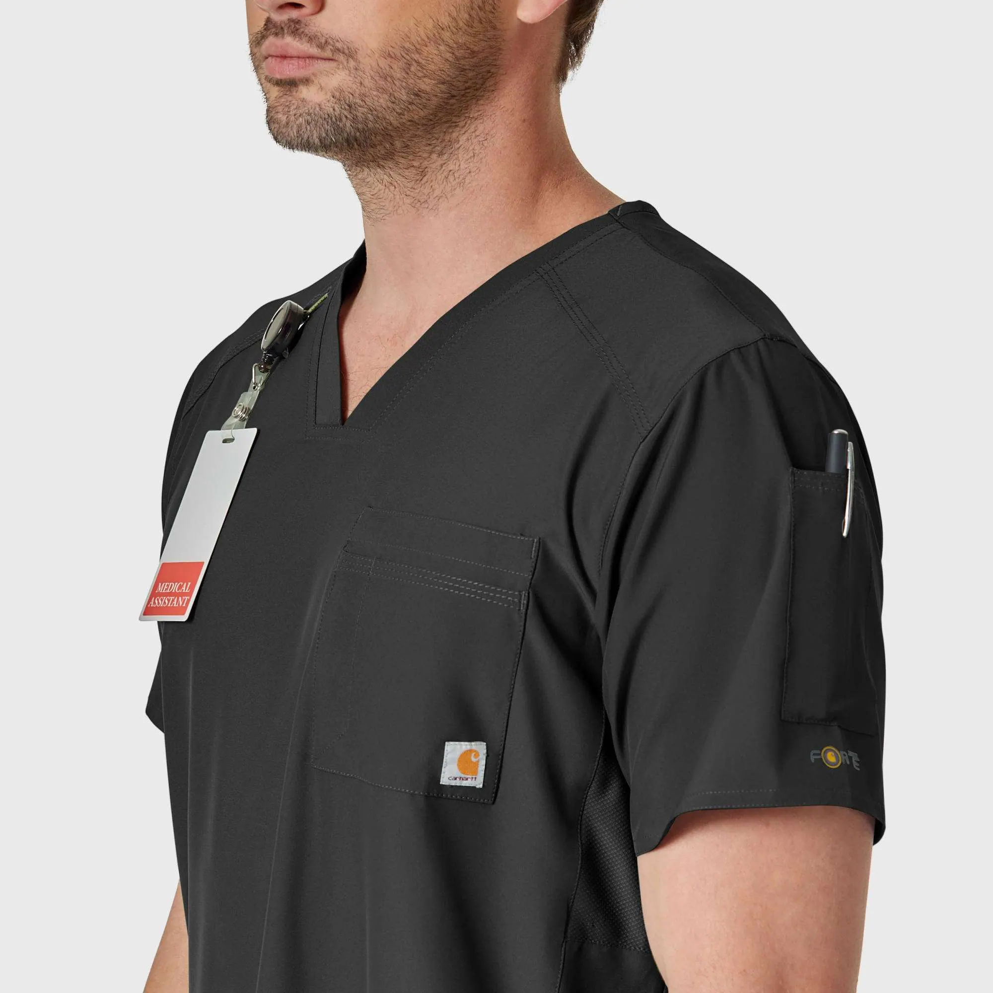 Force Liberty Twill Chest Pocket Scrub Top
