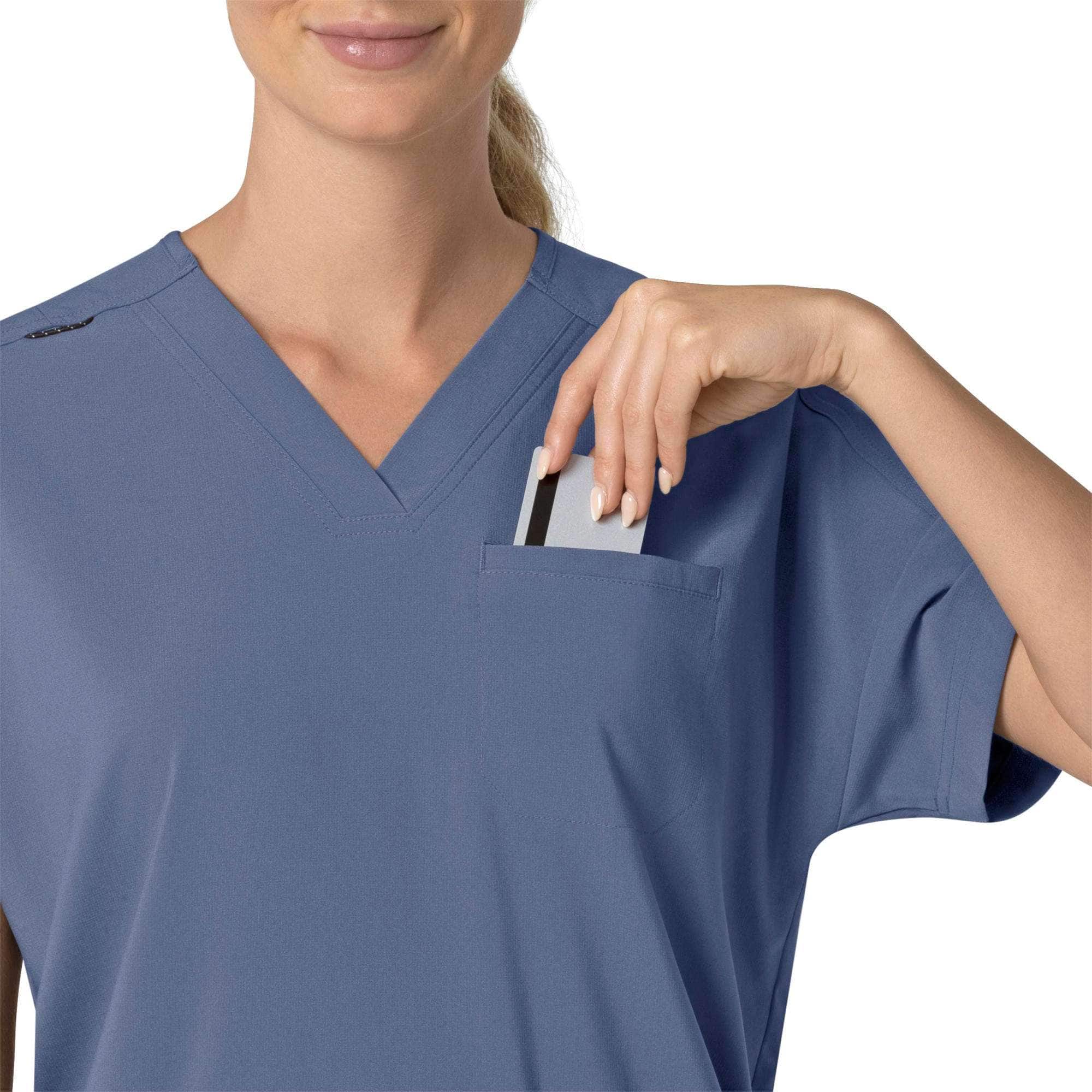 Women's Force Cross-Flex  Oversized V-Neck Scrub Top