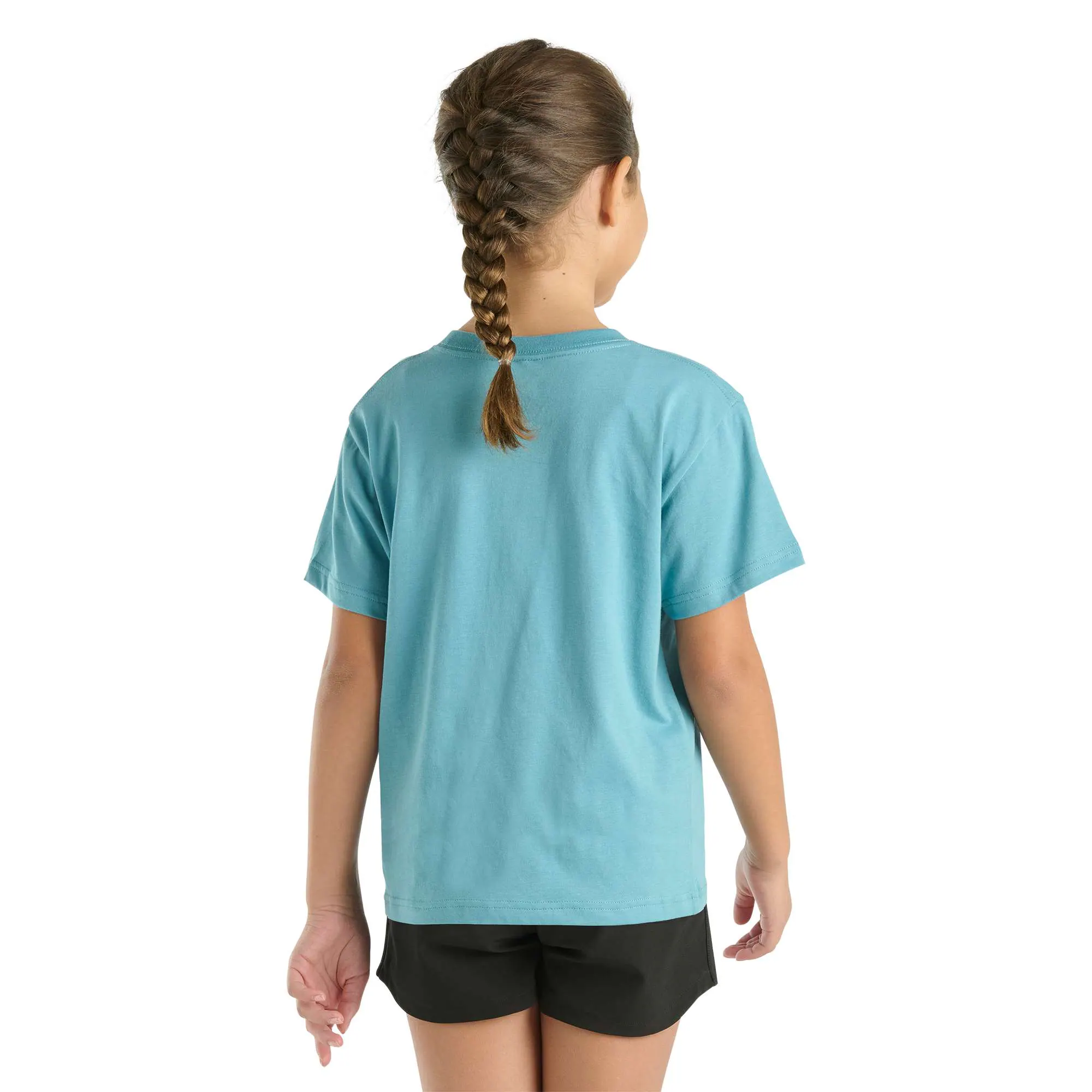 Girls' Short Sleeve Tonal Patch Pocket T-Shirt (Toddler/Child/Youth)