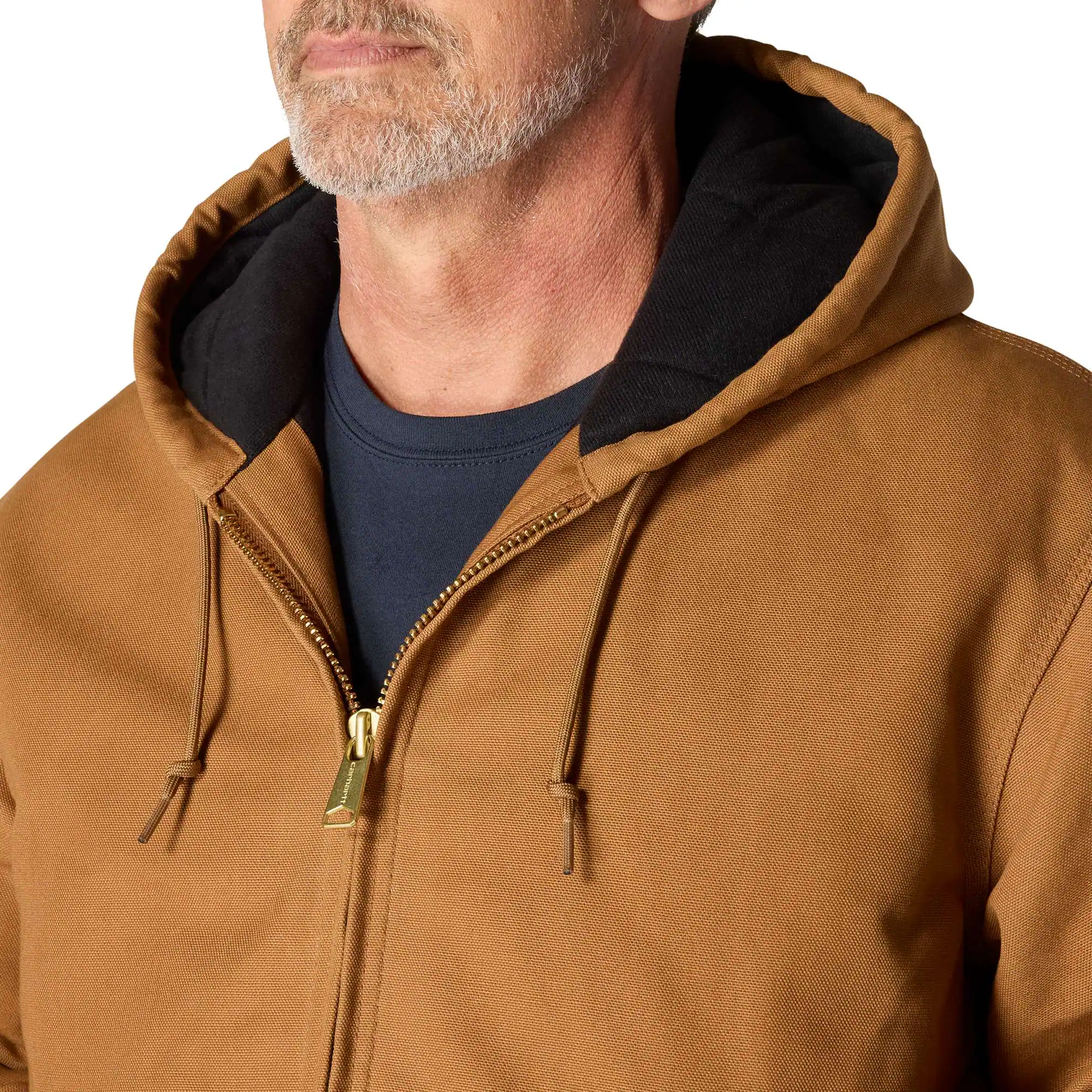 Flannel-Lined Active Jac J140 - Loose Fit - Firm Duck - 3 Warmest Rating