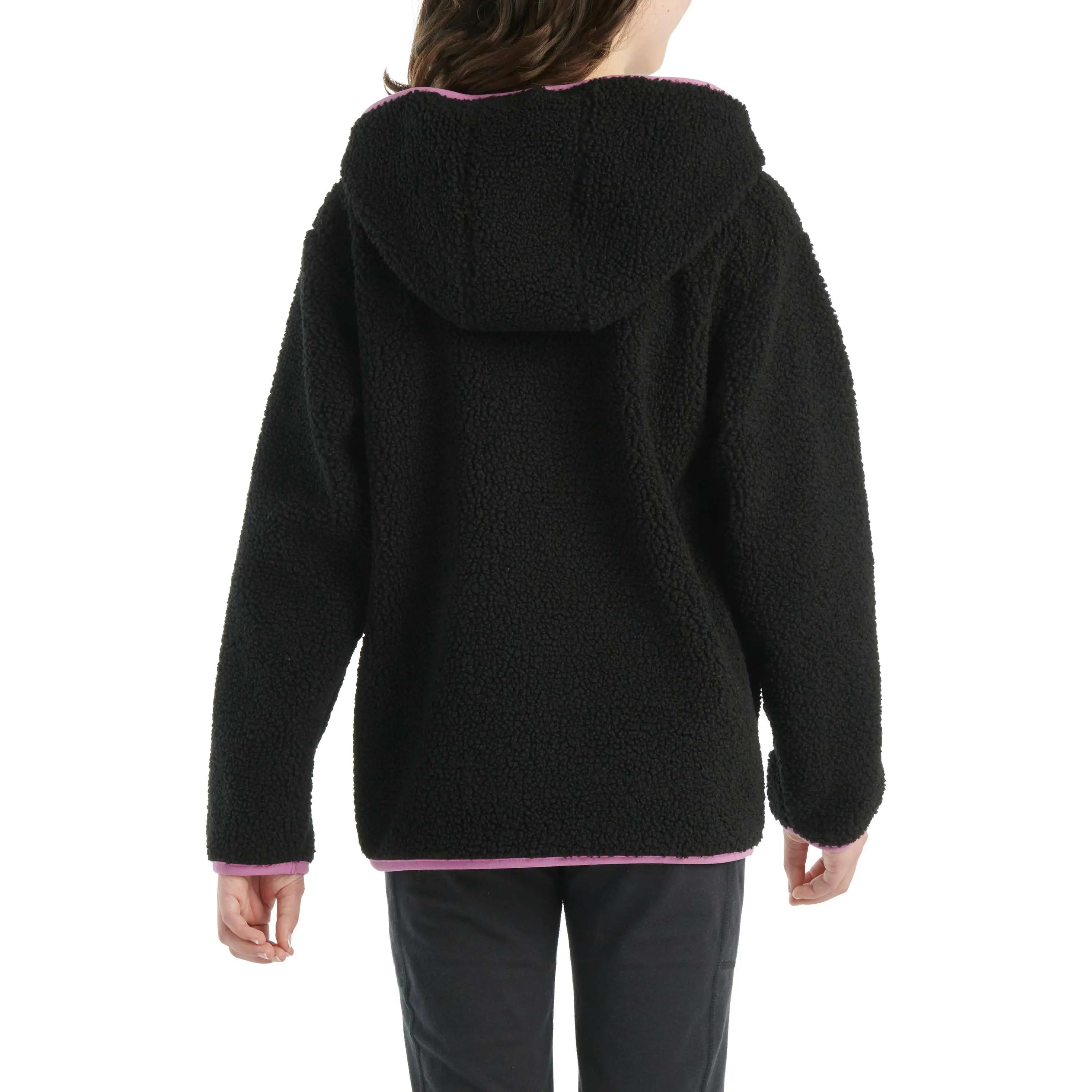 Girls' Long-Sleeve Fleece Hooded Half-Zip Sweatshirt (Toddler/Child/Youth)