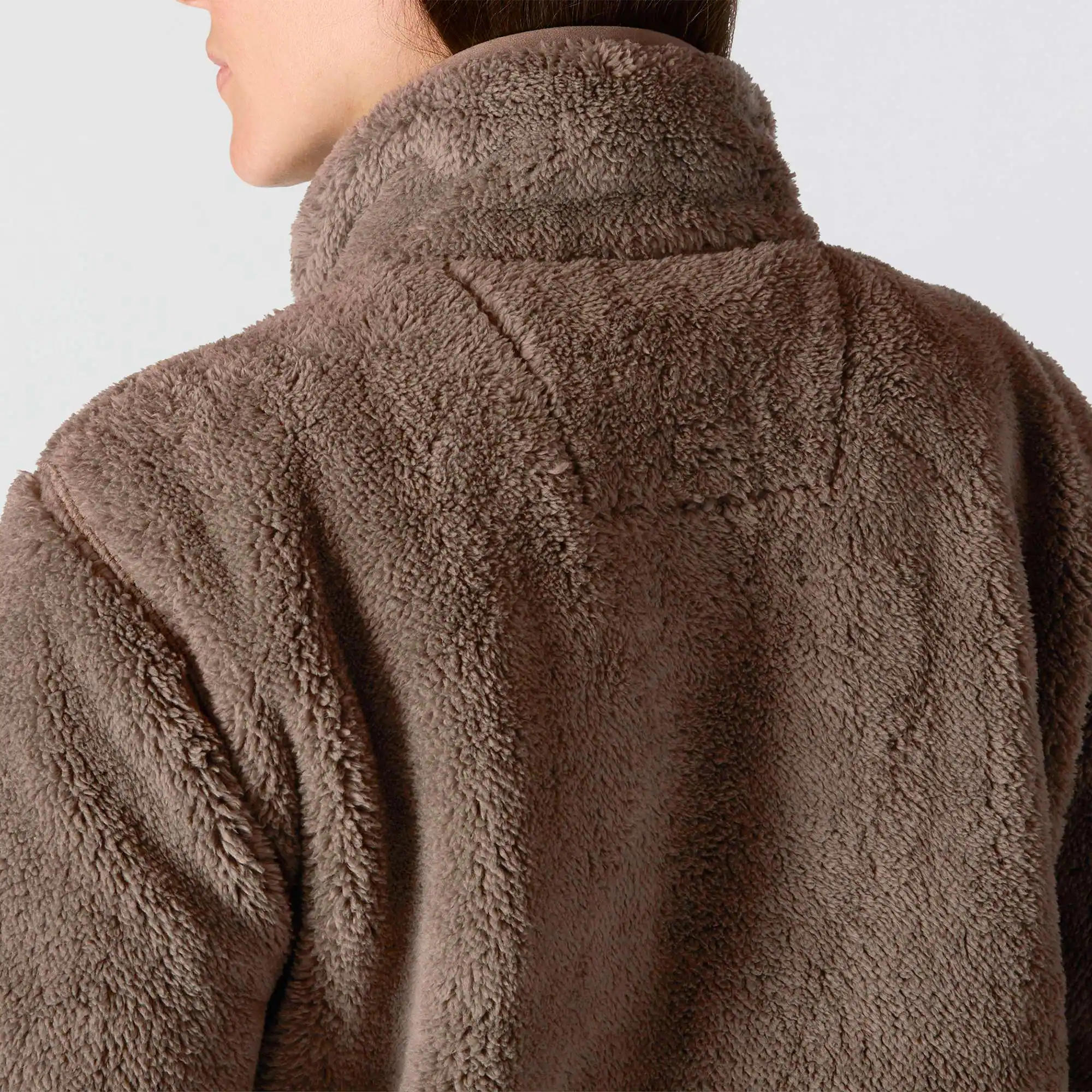 Women's Loose Fit Fleece Pullover - 3 Warmest Rating