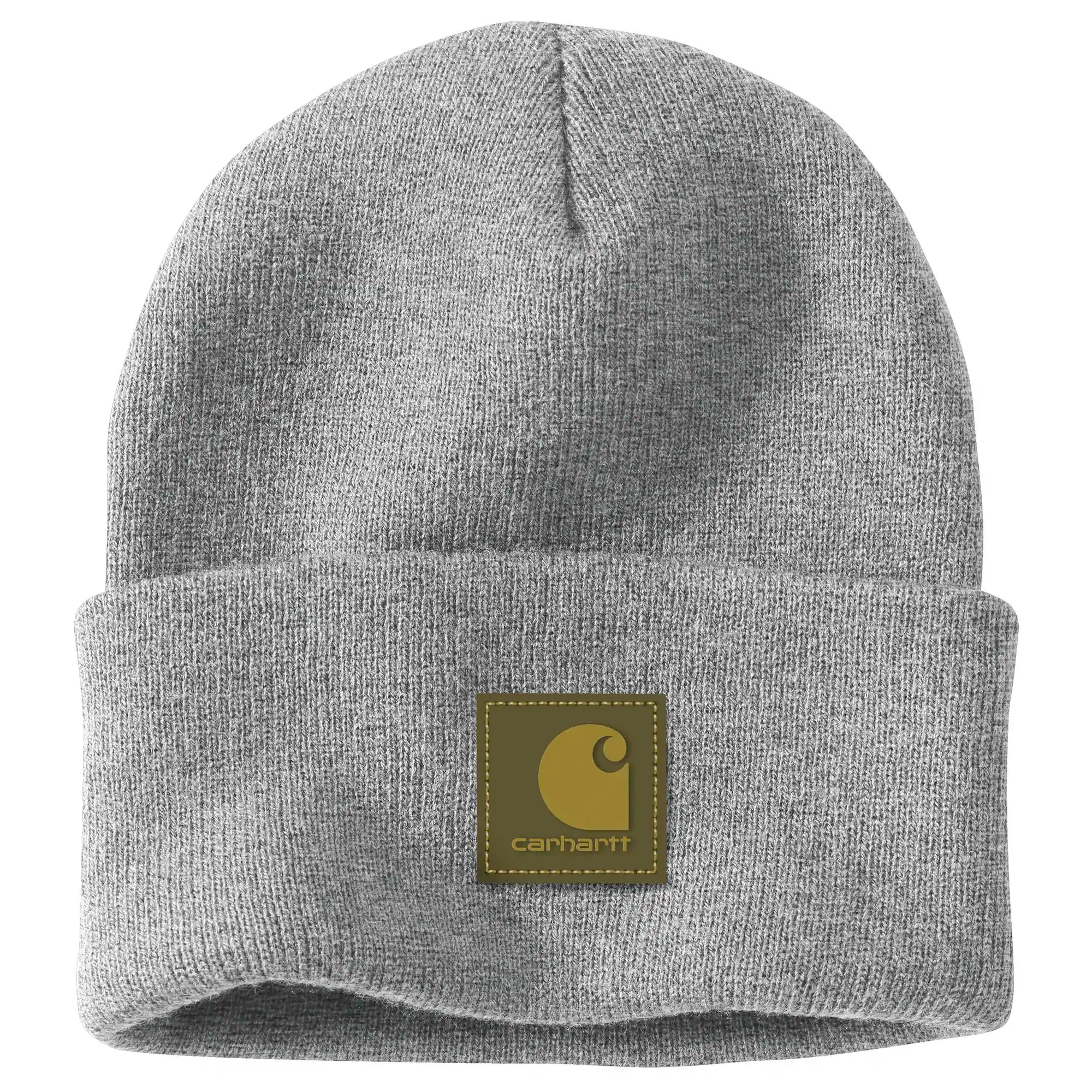 Knit Rubber Patch Beanie