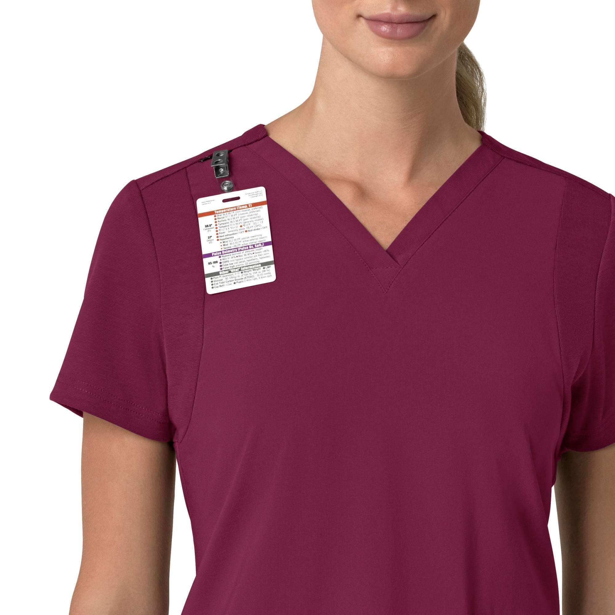 Women's Force Cross-Flex  Flex Panel V-Neck Scrub Top