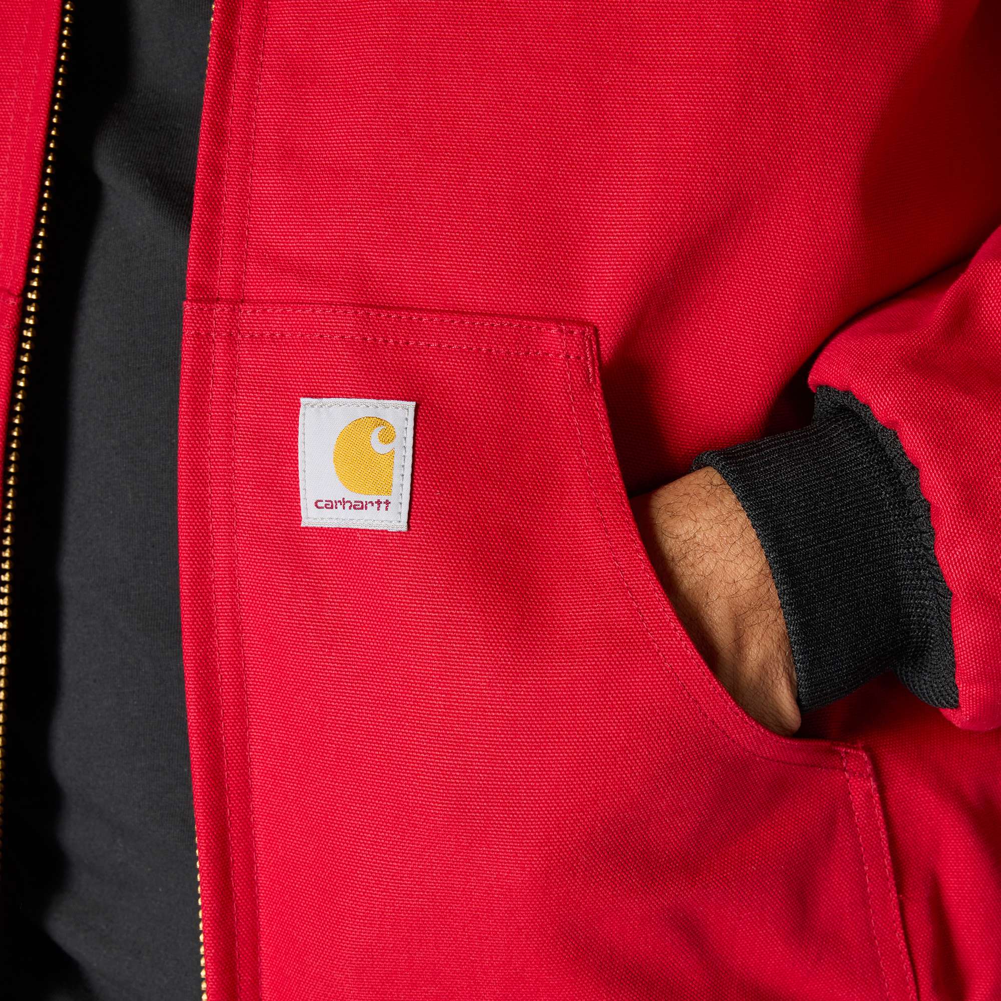 Flannel-Lined Active Jac J140 - Loose Fit - Firm Duck - 3 Warmest Rating