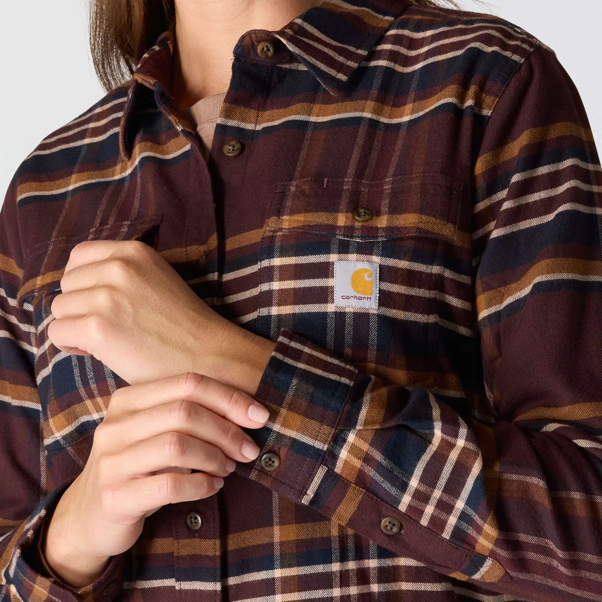 Women's TENCEL™ Fiber Series Relaxed Fit Plaid Shirt