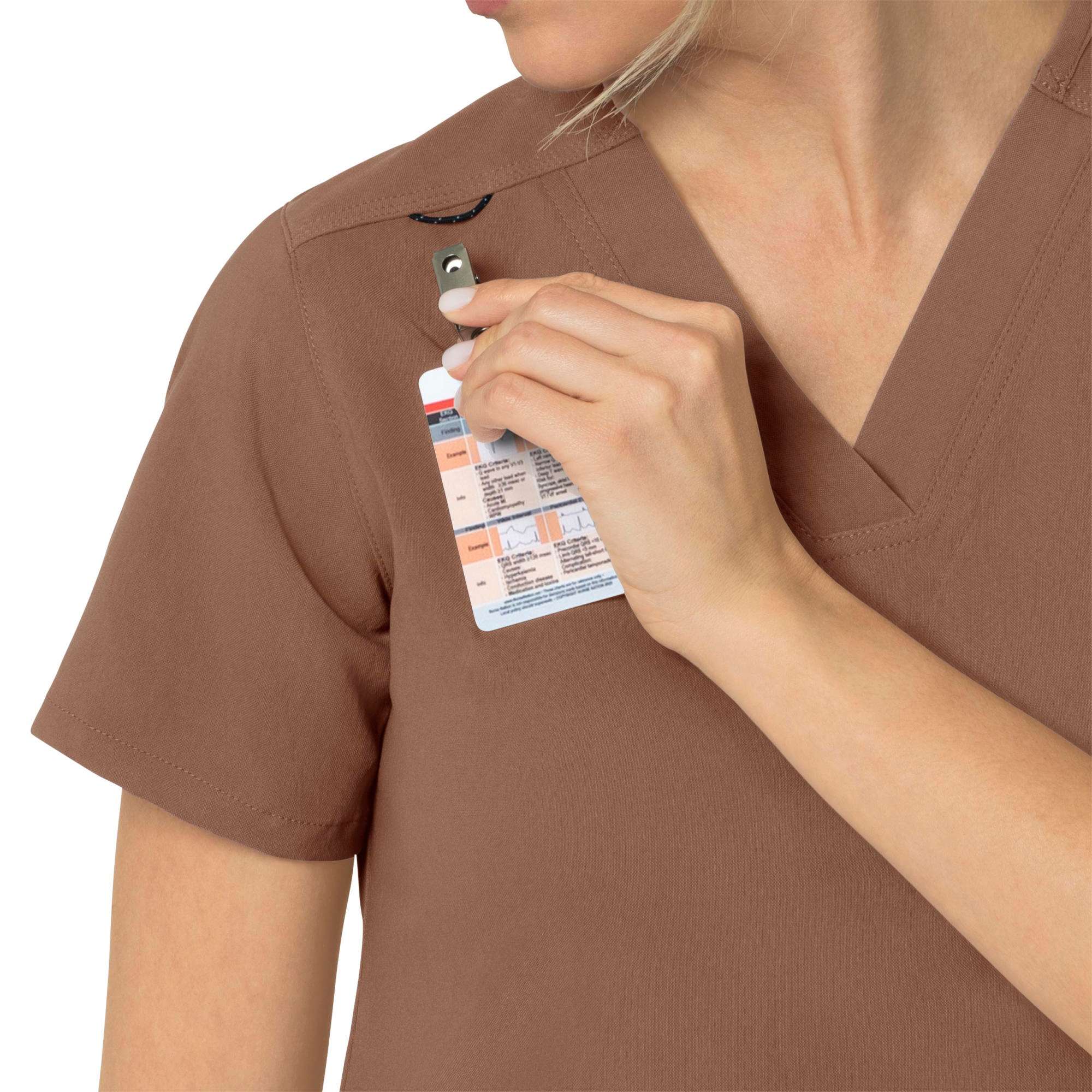 Women's Rugged Flex® Peak  4-Pocket V-Neck Scrub Top