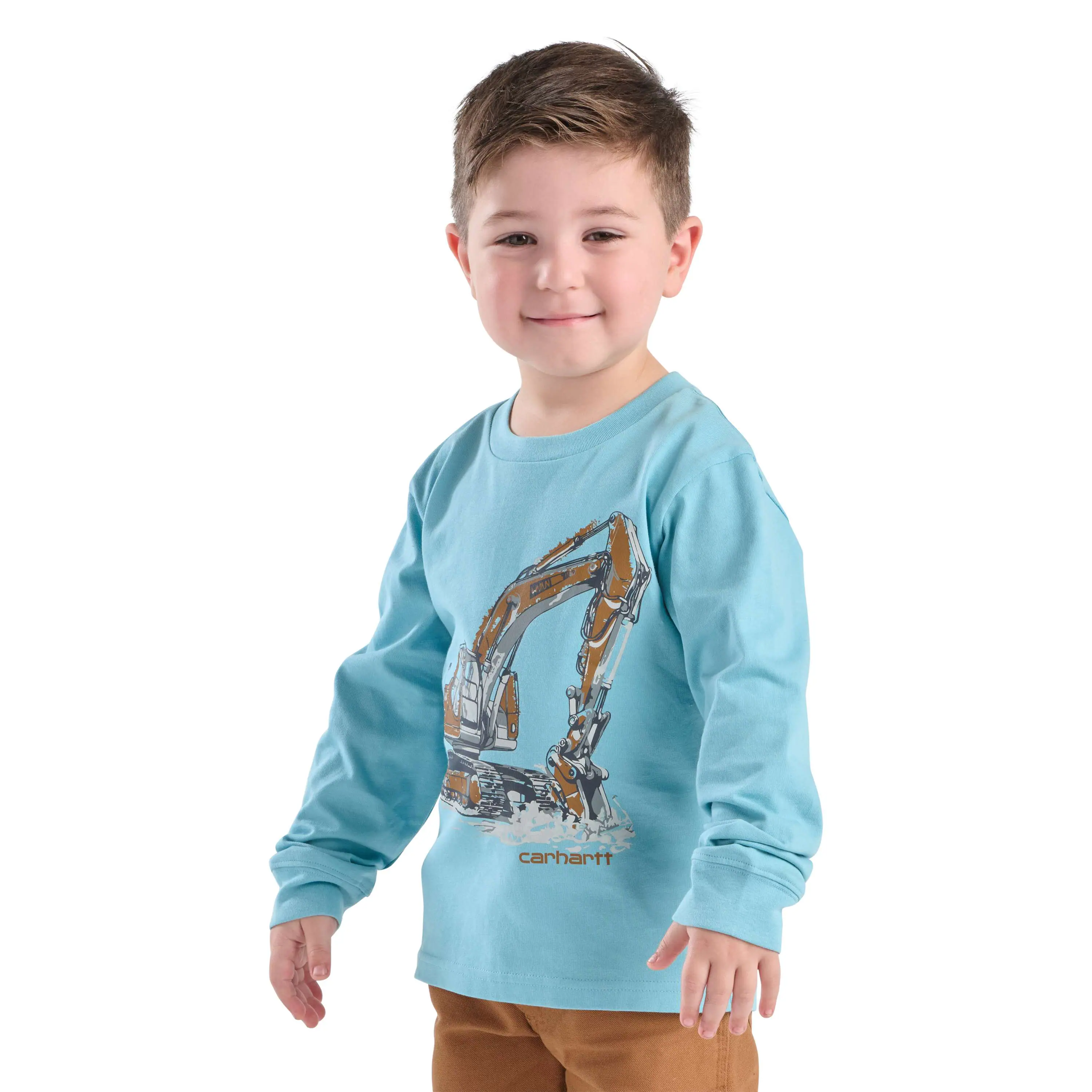 Boys' Long Sleeve Construction T-Shirt (Child/Youth)
