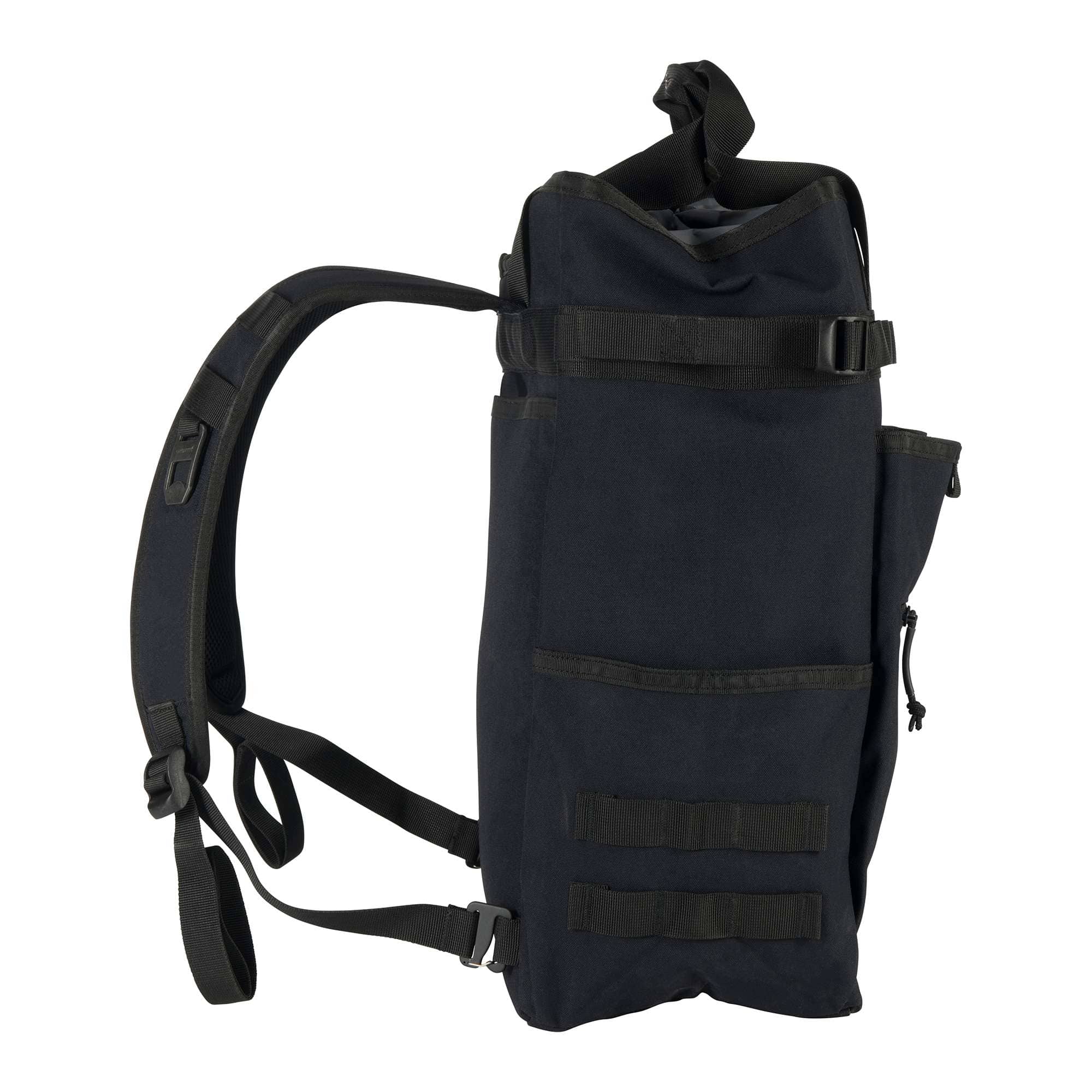 28L Nylon Cinch-Top Convertible Tote Backpack