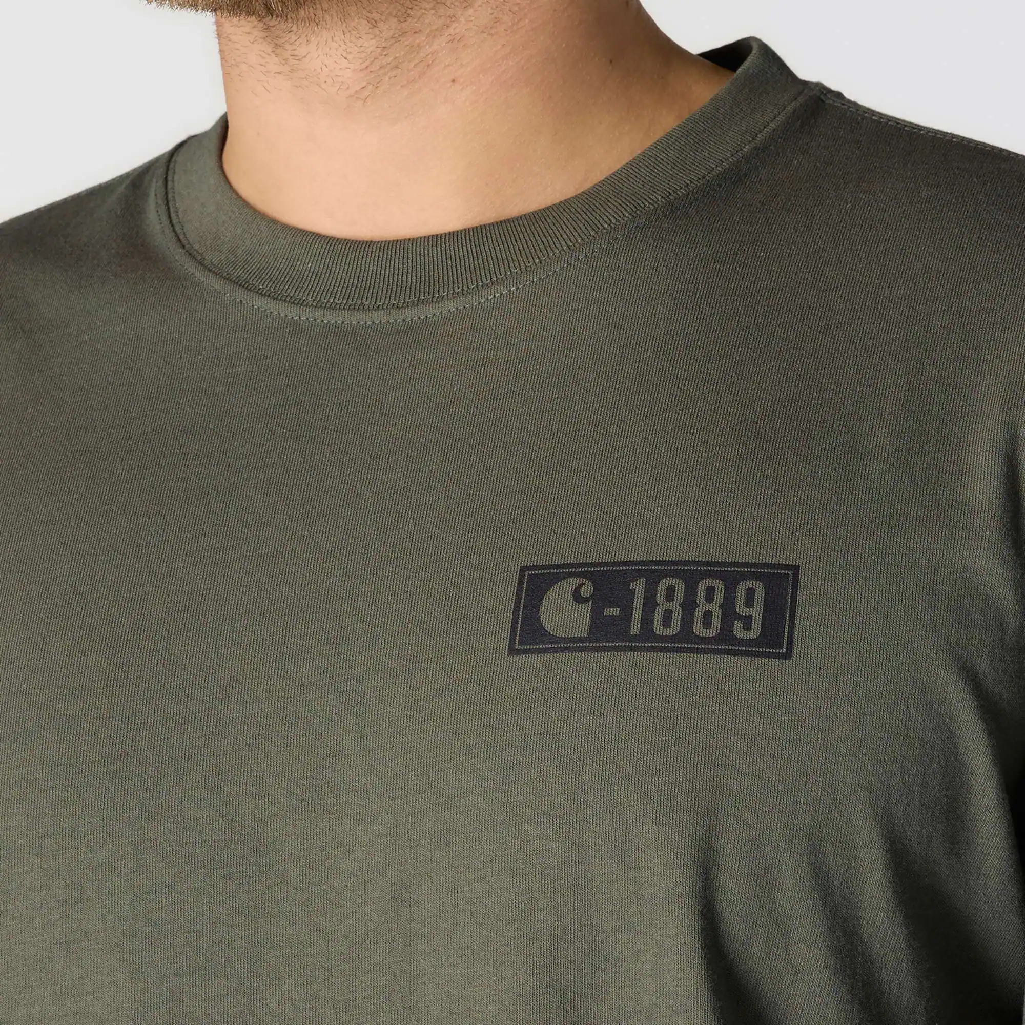 Loose Fit Heavyweight Long-Sleeve Pocket 1889 T-Shirt