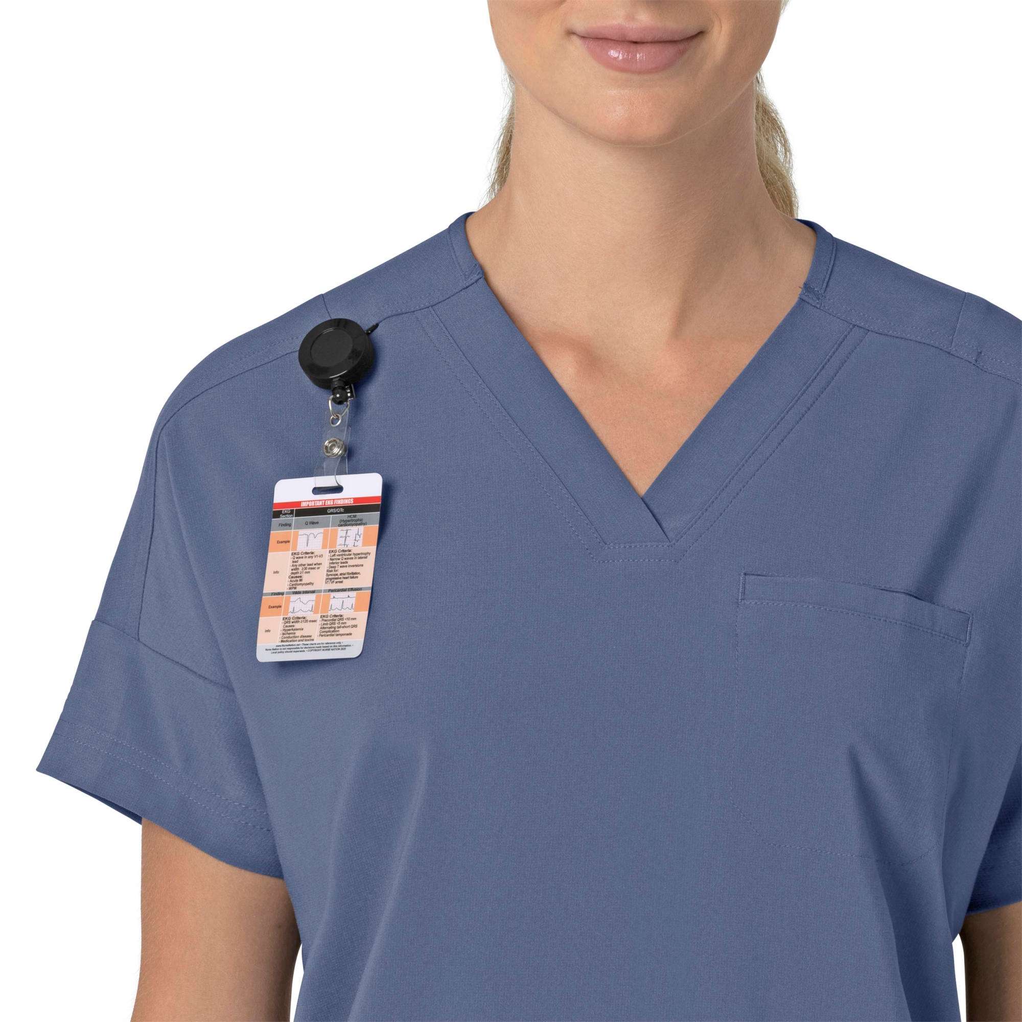 Women's Force Cross-Flex  Oversized V-Neck Scrub Top