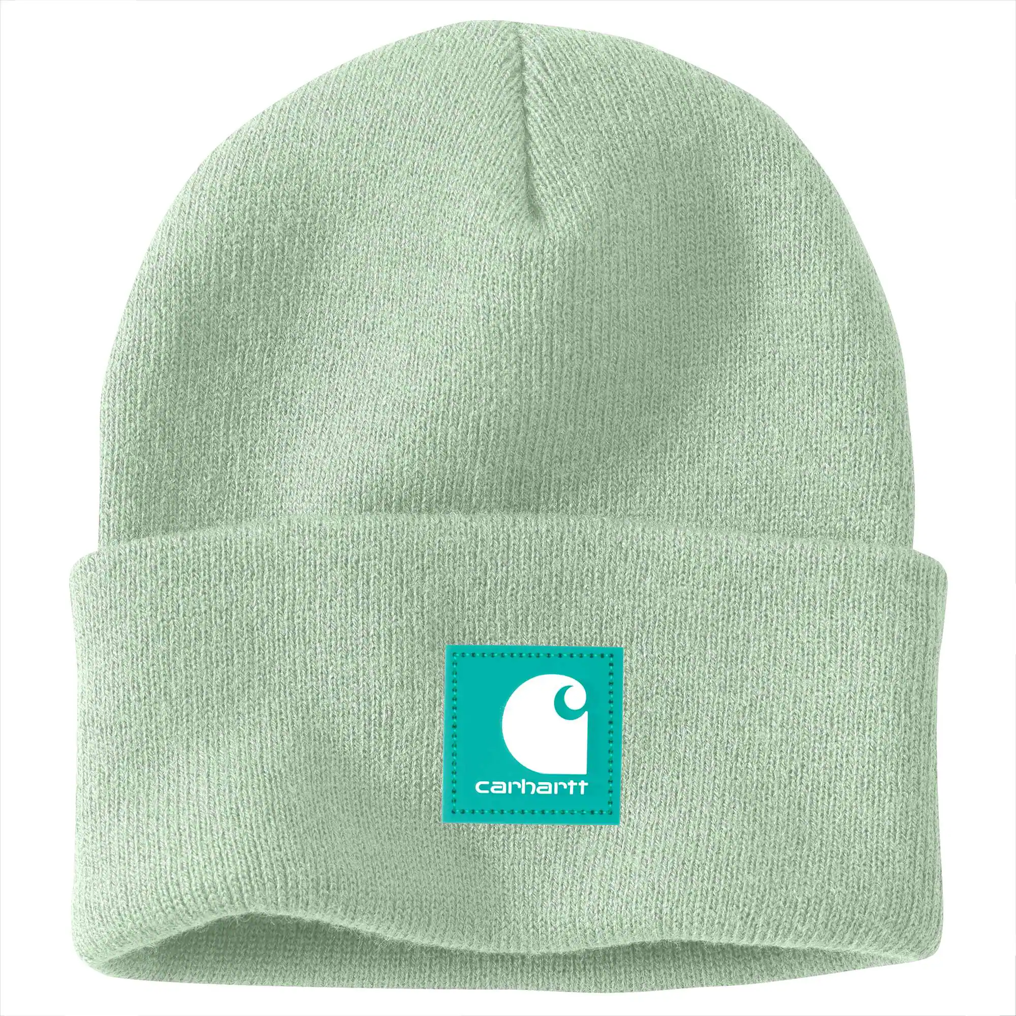 Knit Rubber Patch Beanie