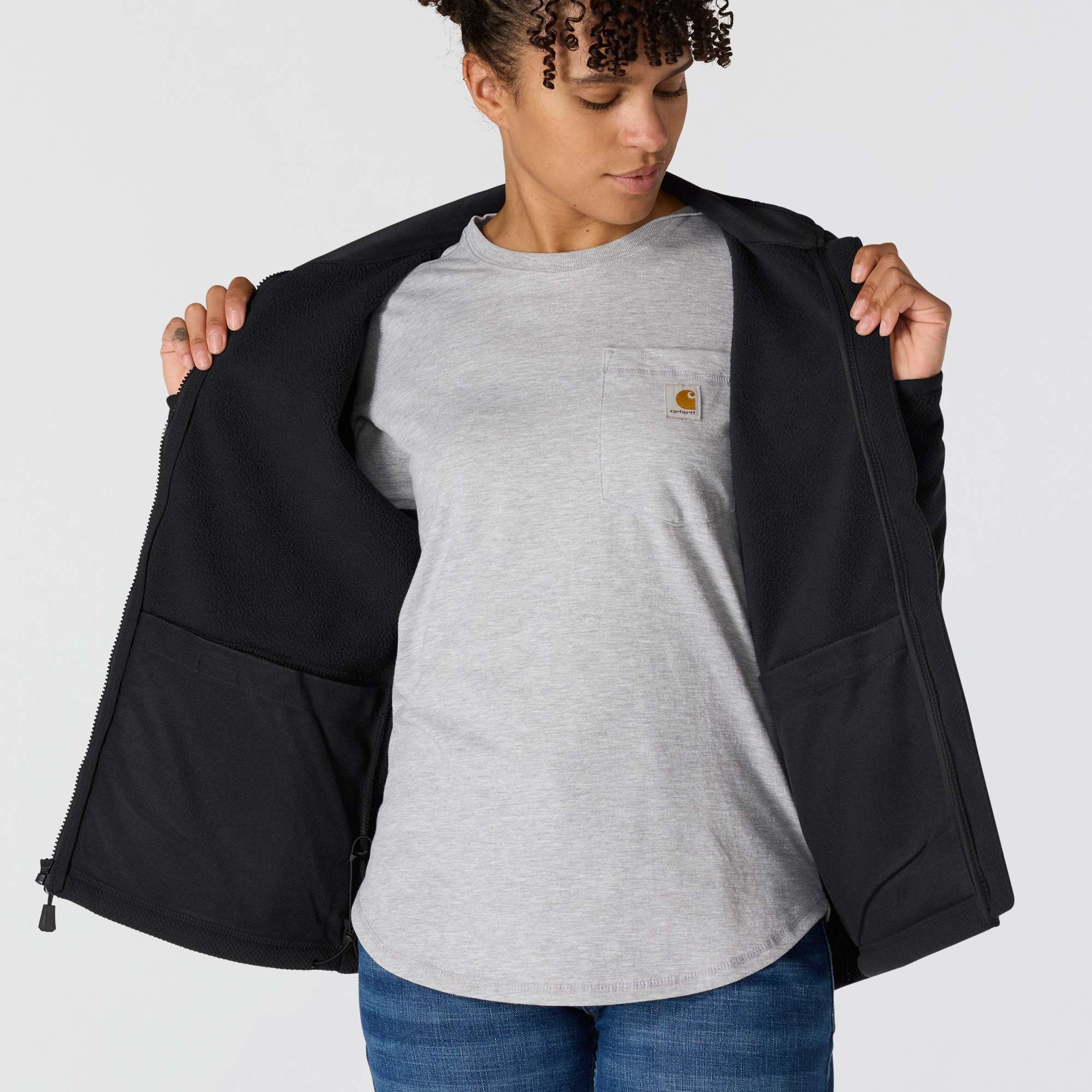 Women's Full-Zip Relaxed Fit Fleece Jacket - 1 Warm Rating