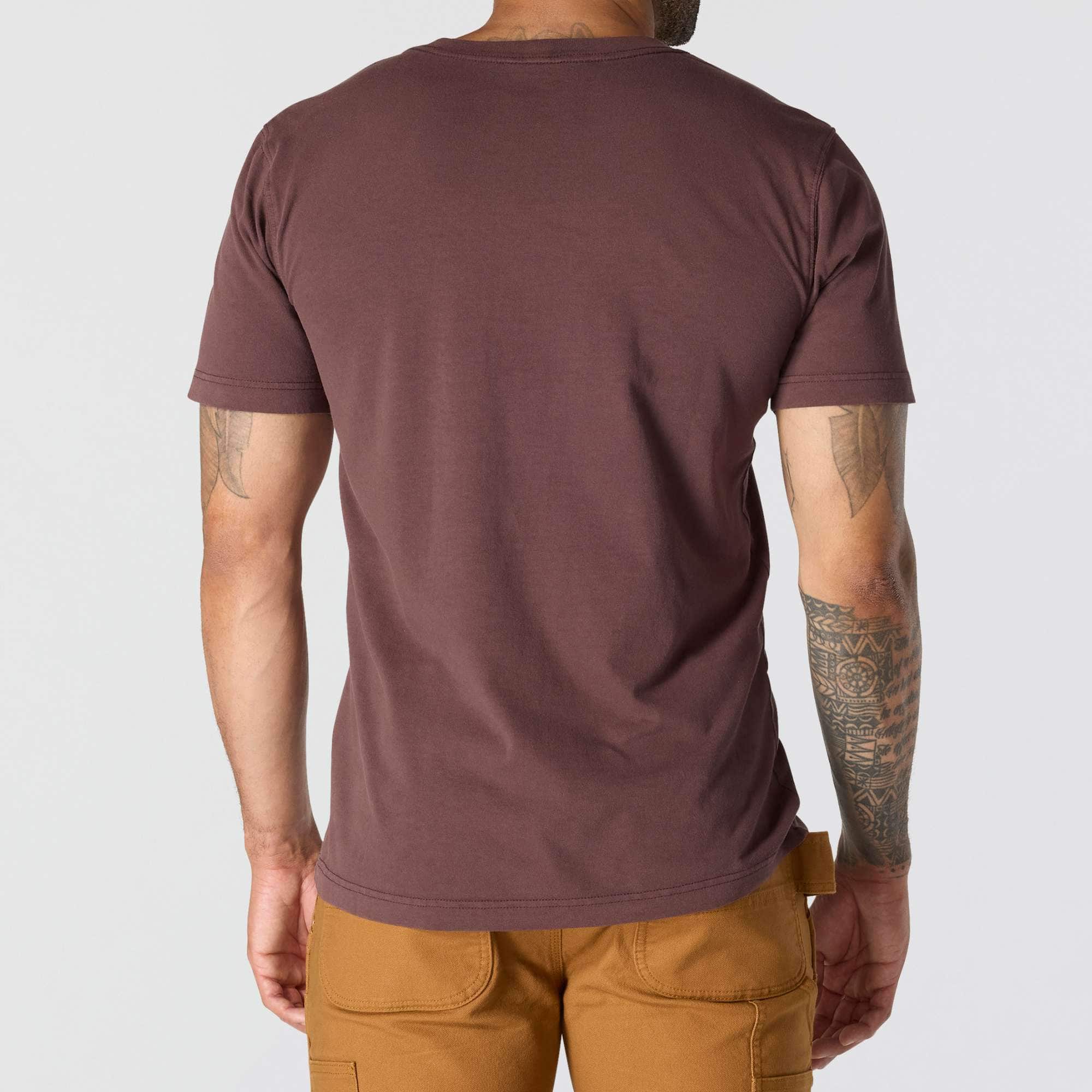 Re-Engineered Relaxed Fit Lightweight Short-Sleeve Garment Dyed Pocket T-Shirt