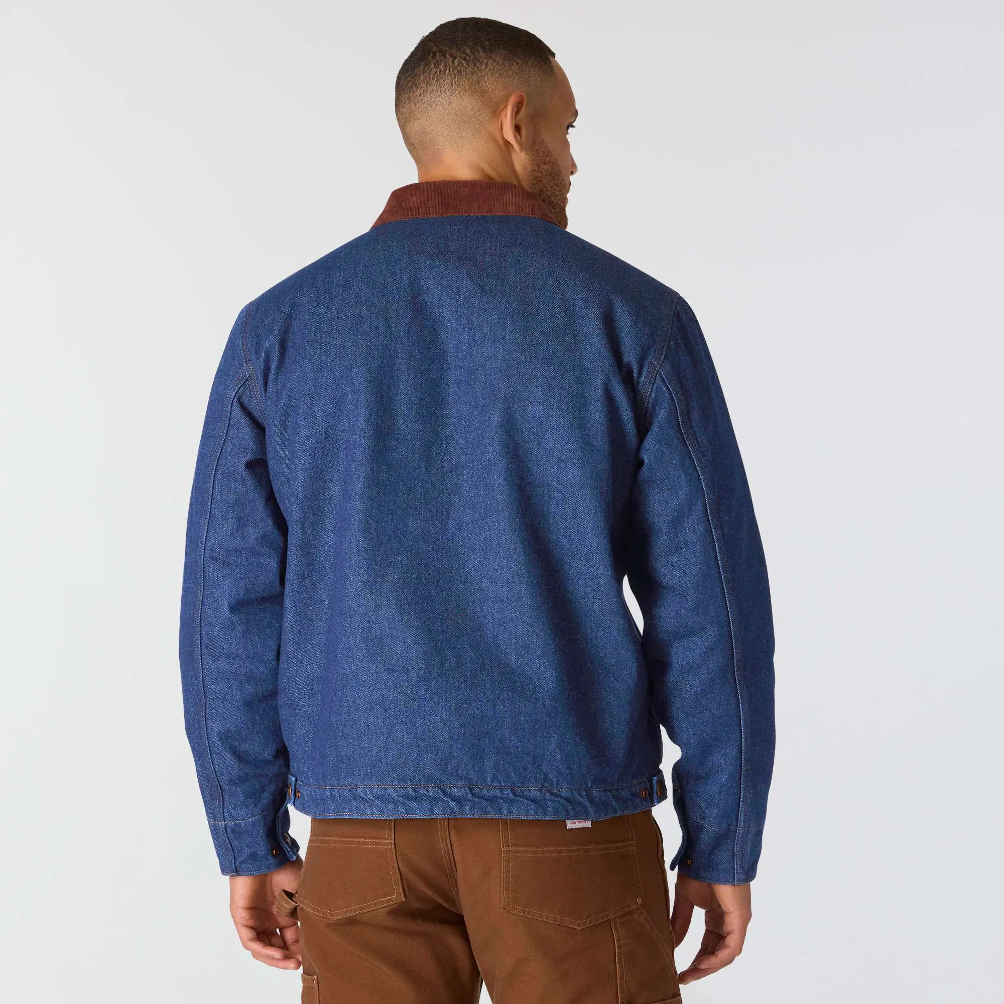 Crafted Series Denim Sherpa Lined Chore Jacket