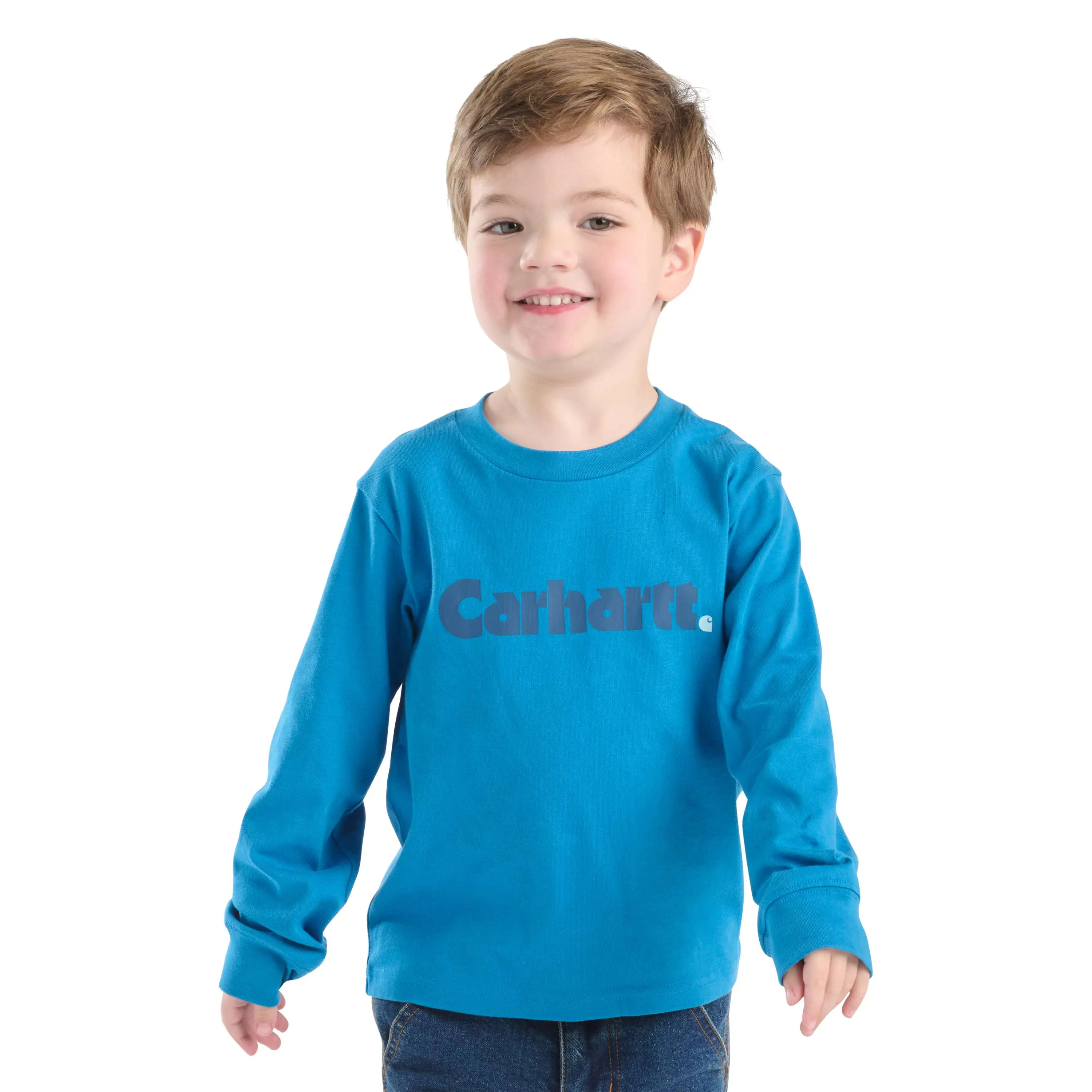 Boys' Long Sleeve Logo T-Shirt (Toddler/Child/Youth)