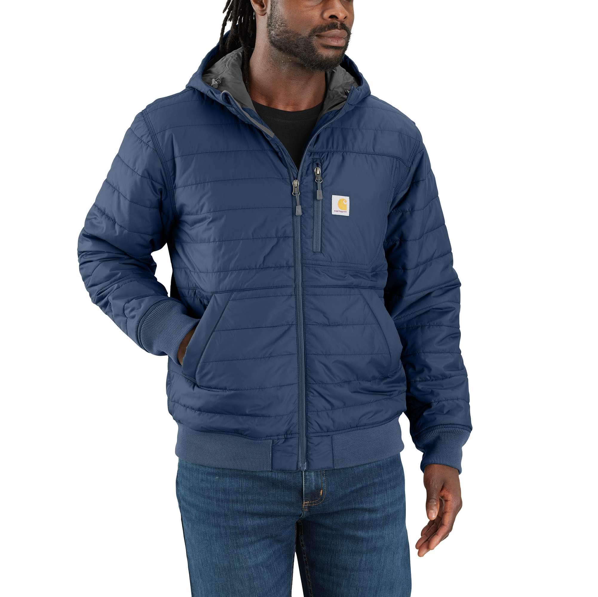 Rain Defender® Relaxed Fit Lightweight Insulated Hooded Jacket - 3 Warmest Rating