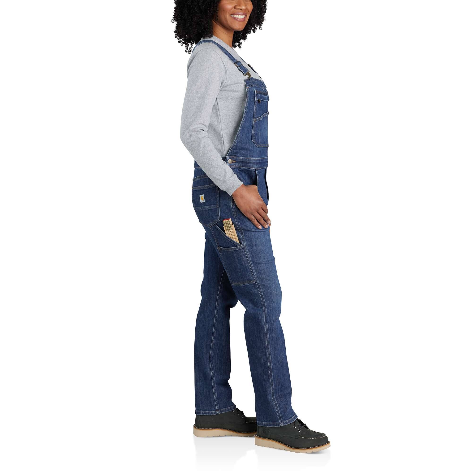 Women's Rugged Flex® Relaxed Fit Denim Bib Overall