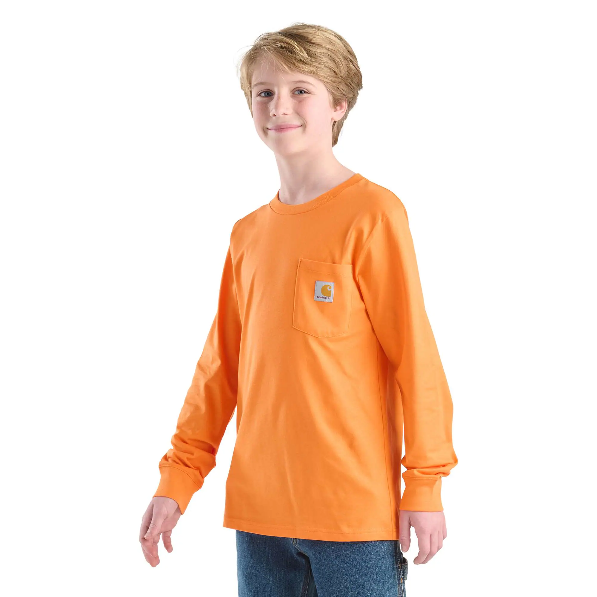 Boys' Long Sleeve Dog Pocket T-Shirt (Child/Youth)