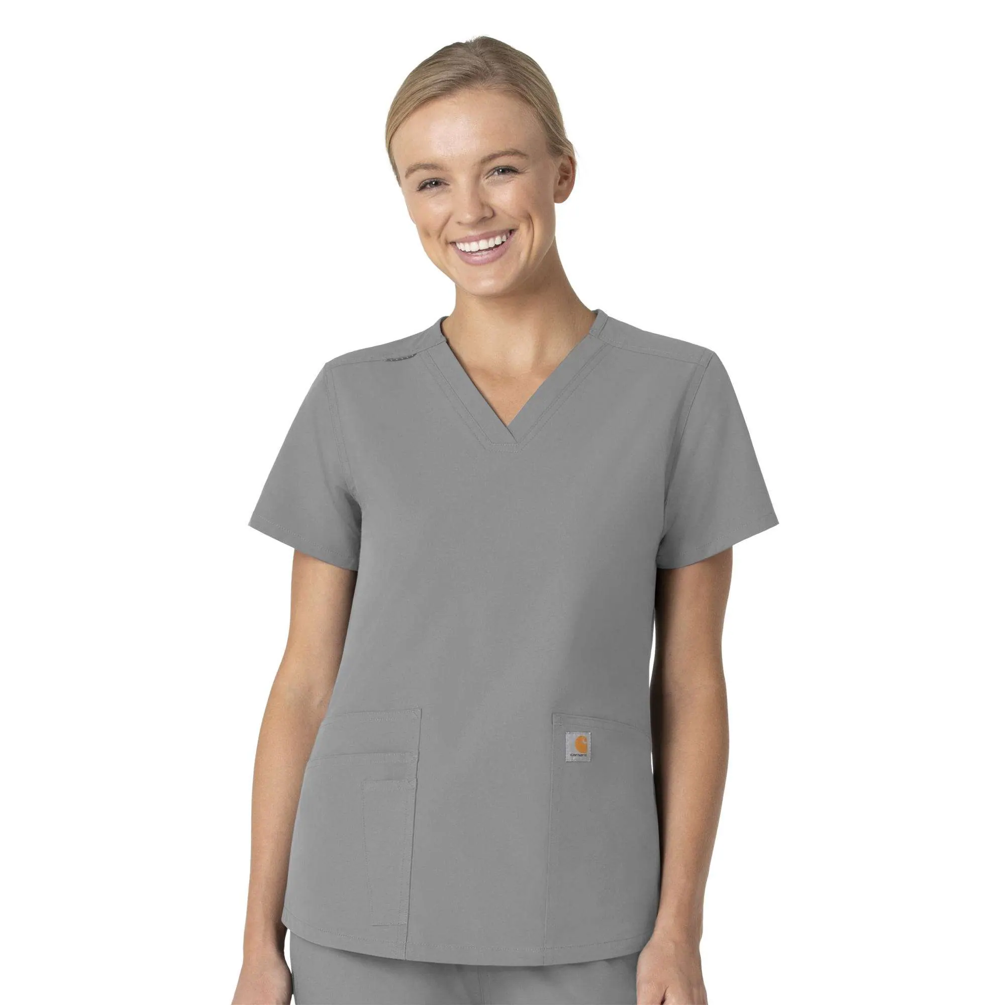 Women's Force Essentials V-Neck Scrub Top