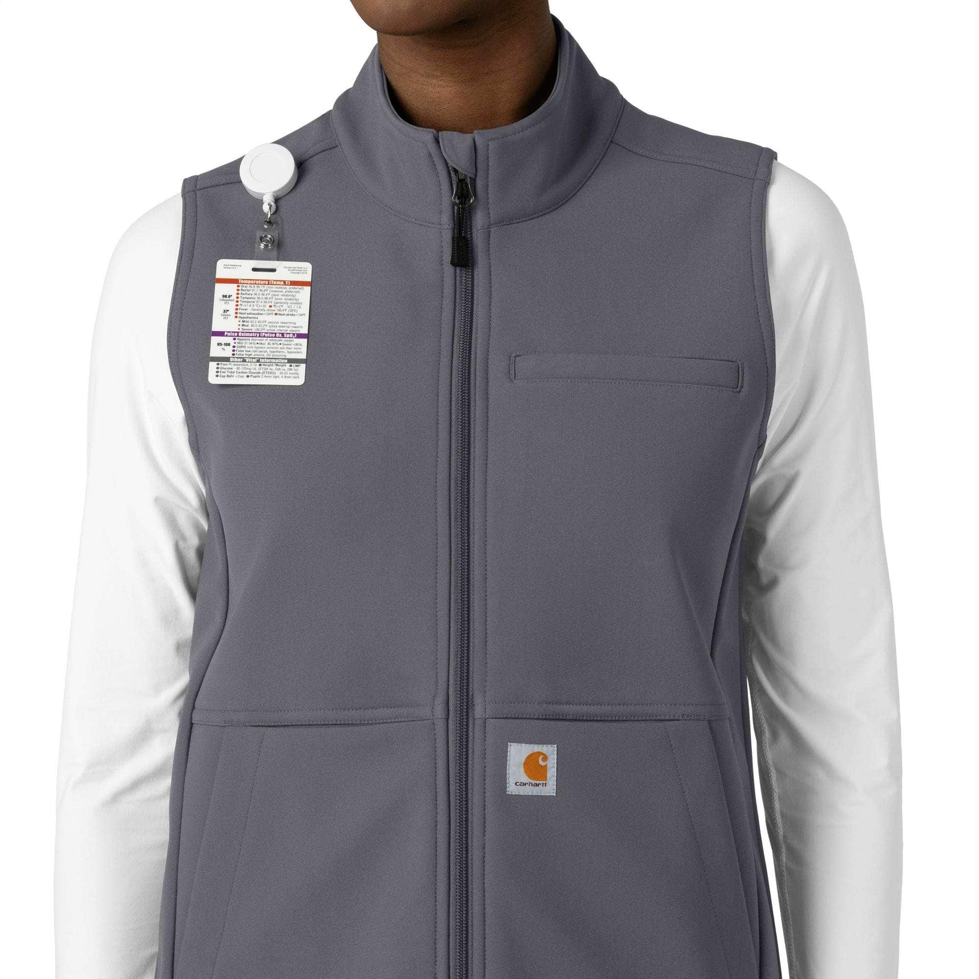 Women's Rugged Flex® Bonded Fleece Scrub Vest